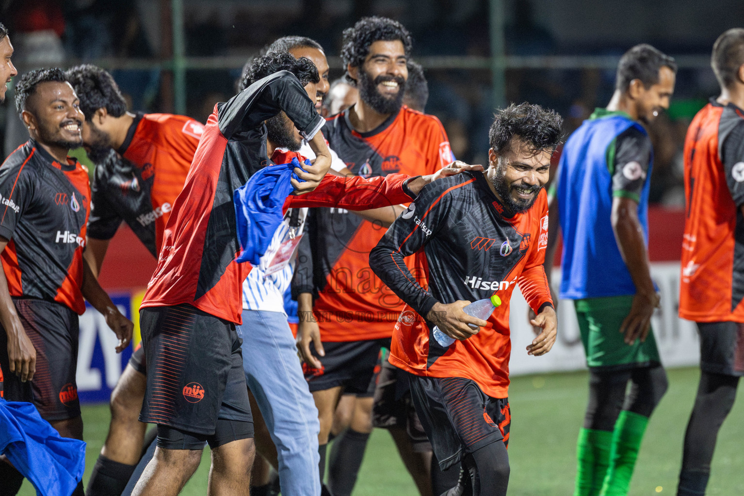 Kuda Huvadhoo vs Mulak in zone round on Day 29 of Golden Futsal Challenge 2025 was held on Sunday , 2nd February 2025, in Hulhumale', Maldives. Photos: Shuu Abdul Sattar / images.mv