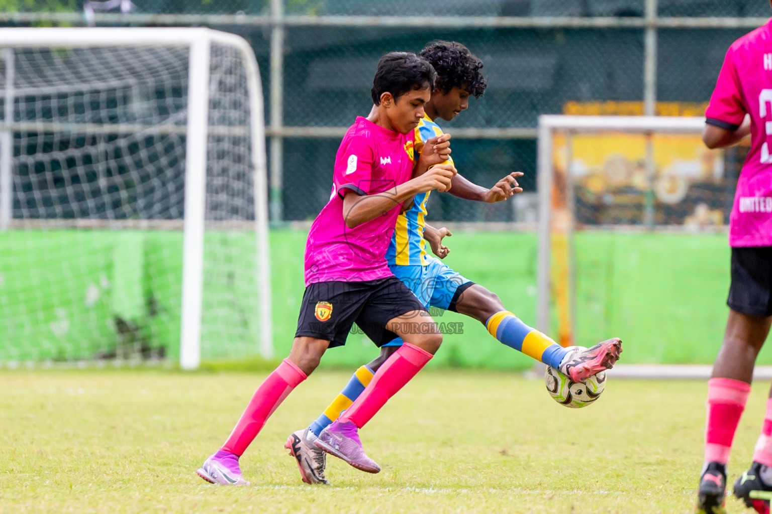 Club Valencia vs United Victory (U16) in Day 10 of Dhivehi Youth League 2024 held at Henveiru Stadium on Sunday, 15th December 2024. Photos: Nausham Waheed / Images.mv