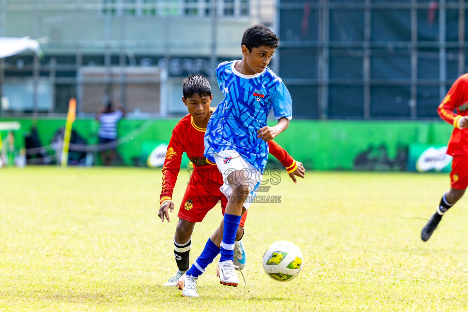 Day 3 of MILO Academy Championship 2024 (U-14) was held in Henveyru Stadium, Male', Maldives on Saturday, 2nd November 2024.
Photos: Hassan Simah / Images.mv