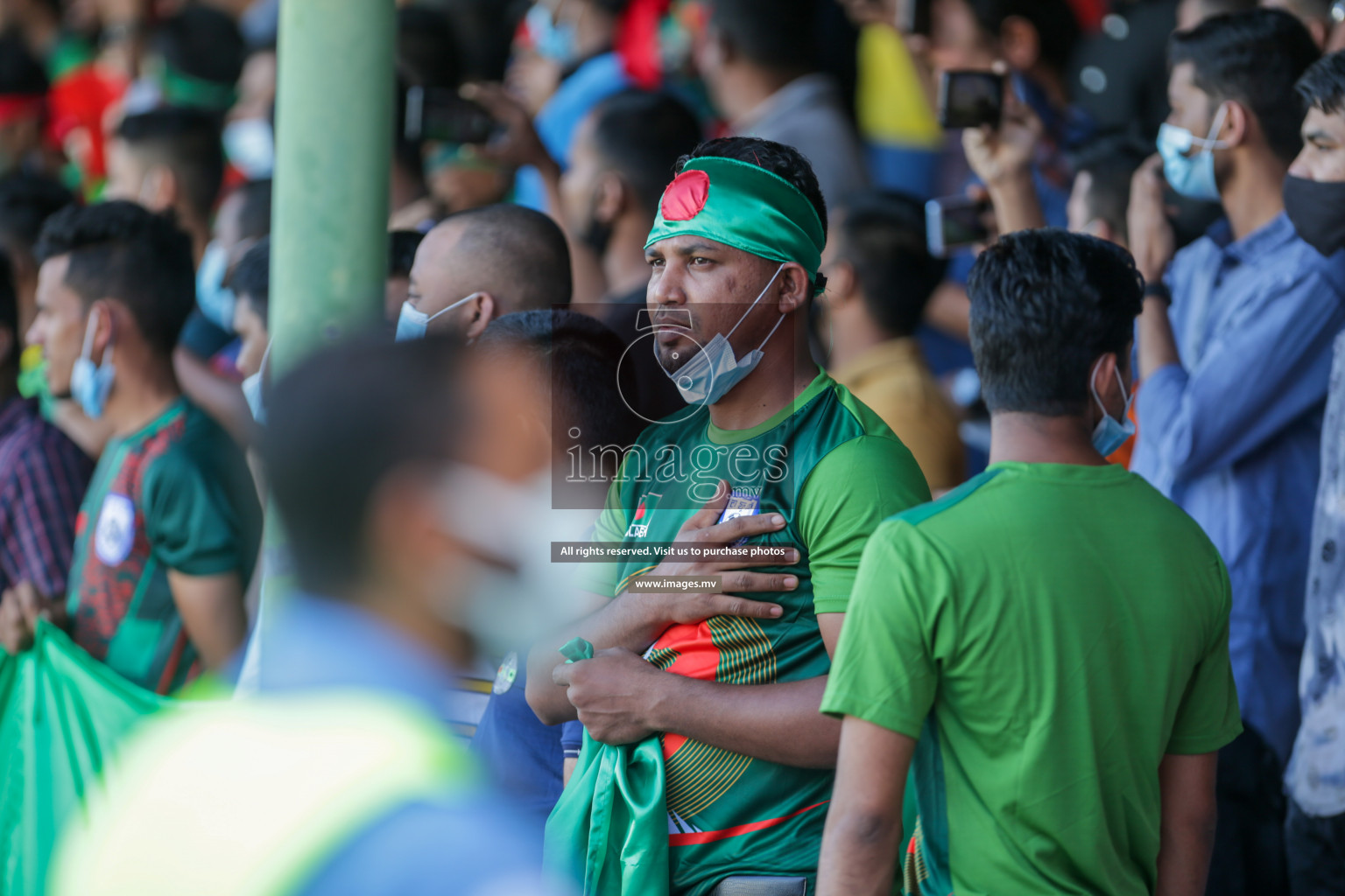 Bangladesh vs India in SAFF Championship 2021 held on 1st October 2021 in Galolhu National Stadium, Male', Maldives