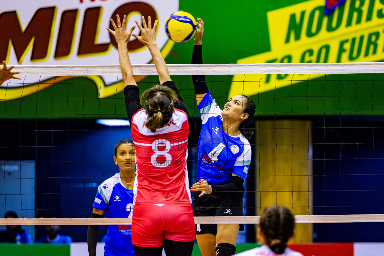 Nepal Police Club vs Humo VC in the Final of CAVA Woman's Volleyball Club Championship 2024 was held in Social Center, Male', Maldives on Saturday, 21st September 2024. Photos: Nausham Waheed / images.mv