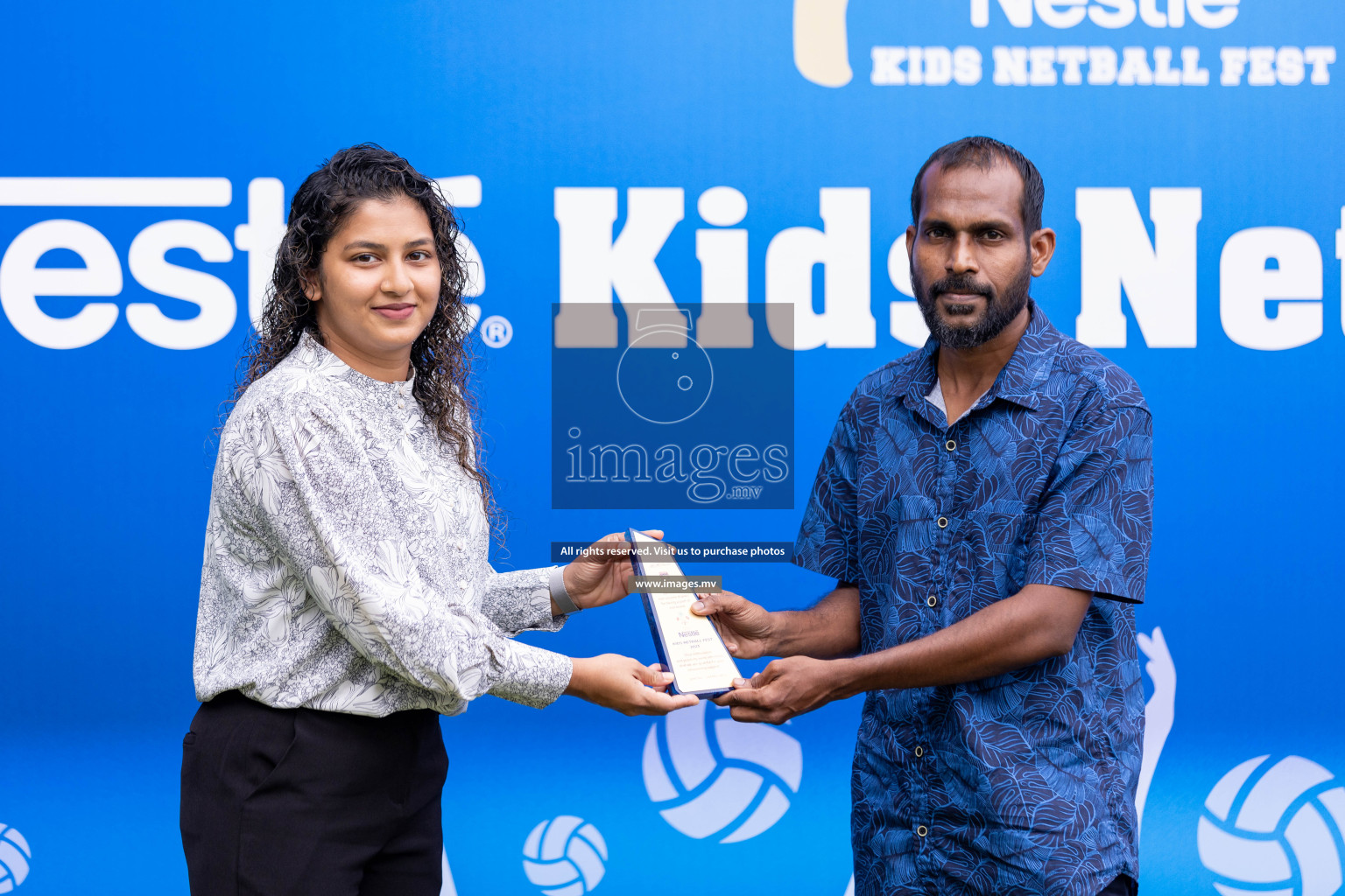 Day 2 of Nestle' Kids Netball Fiesta 2023 held in Henveyru Stadium, Male', Maldives on Thursday, 1st December 2023. Photos by Nausham Waheed / Images.mv