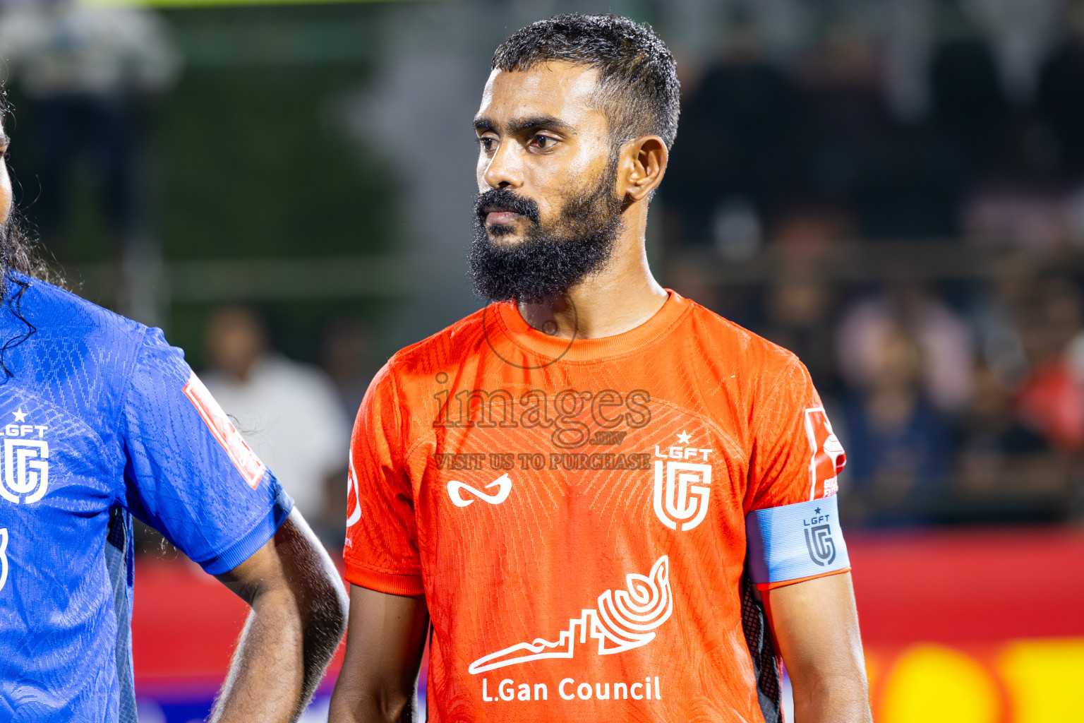 L Gan vs L Maabaidhoo in Day 14 of Golden Futsal Challenge 2025 was held on Saturday, 18th January 2025, in Hulhumale', Maldives. Photos: Ismail Thoriq / images.mv