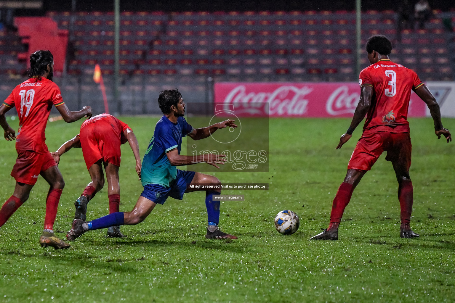 Super United Sports vs Da Grande in Dhivehi Premier League Qualification 22 on 30th Aug 2022, held in National Football Stadium, Male', Maldives Photos: Nausham Waheed / Images.mv