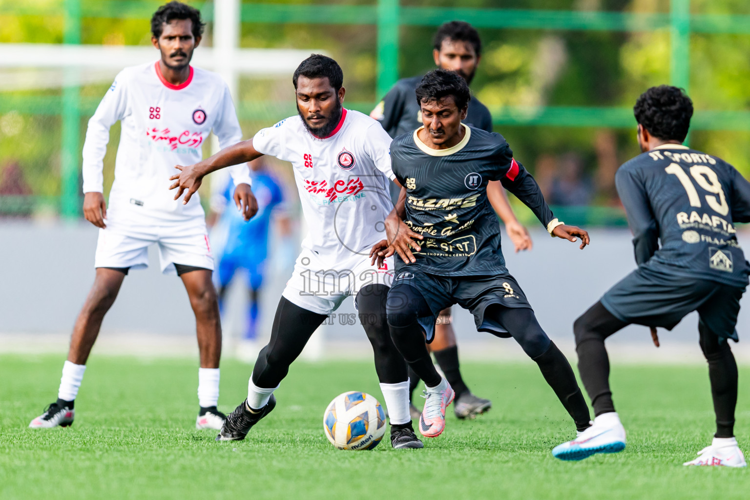 Furious FC vs JT Sports from Manadhoo Council Cup 2024 in N Manadhoo Maldives on Saturday, 24th February 2023. Photos: Nausham Waheed / images.mv