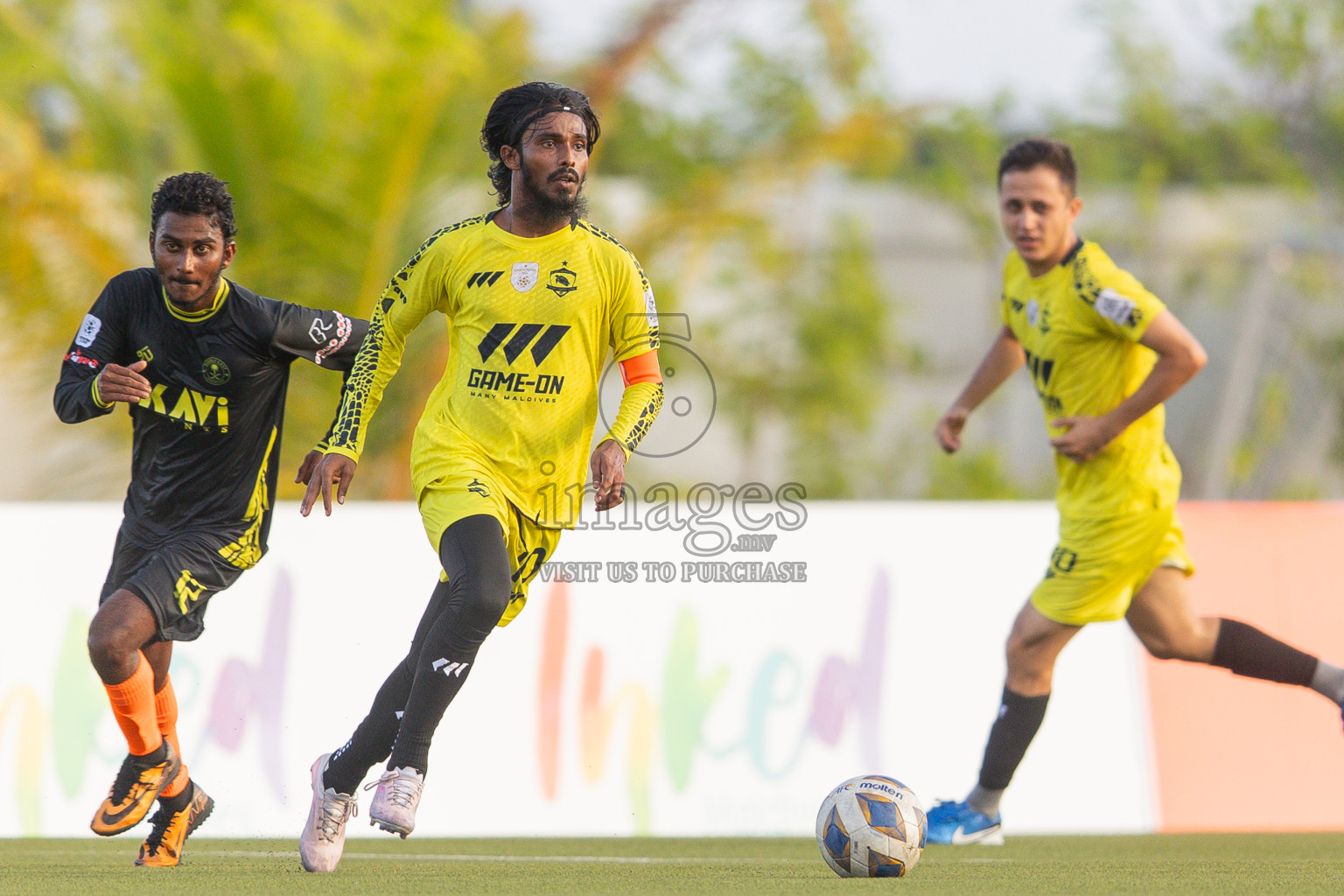 Velaa Sports Club vs Team Middle East in Day 3 of Eydhafushi Cup 2025 held in Eydhafushi Football Stadium at B. Eydhafushi, Maldives on Sunday, 7th September 2025. Photos: Arif Rasheed / images.mv