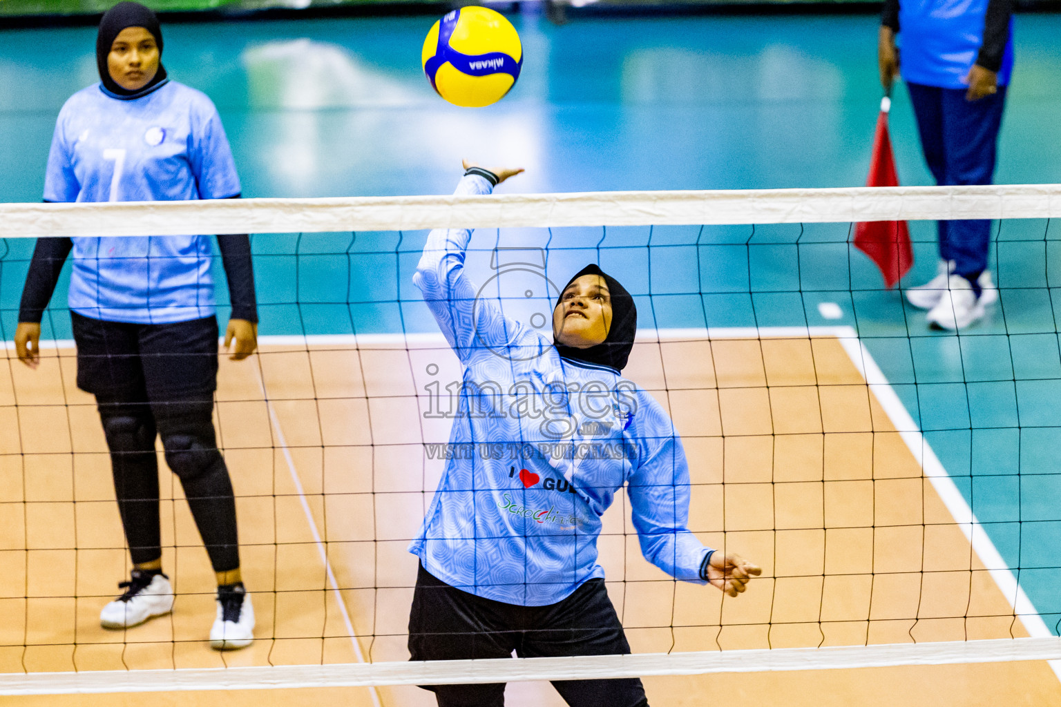 Day 3 of Women's Division of Milo VAM Cup 2024 held in Male', Maldives on Wednesday, 10th July 2024 at Social Center Indoor Hall Photos By: Nausham Waheed / images.mv