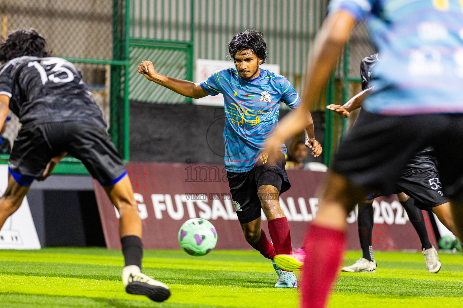 BG New Generation vs Invicto SC in Day 11 of BG Futsal Challenge 2024 was held on Friday, 22nd March 2024, in Male', Maldives Photos: Nausham Waheed / images.mv