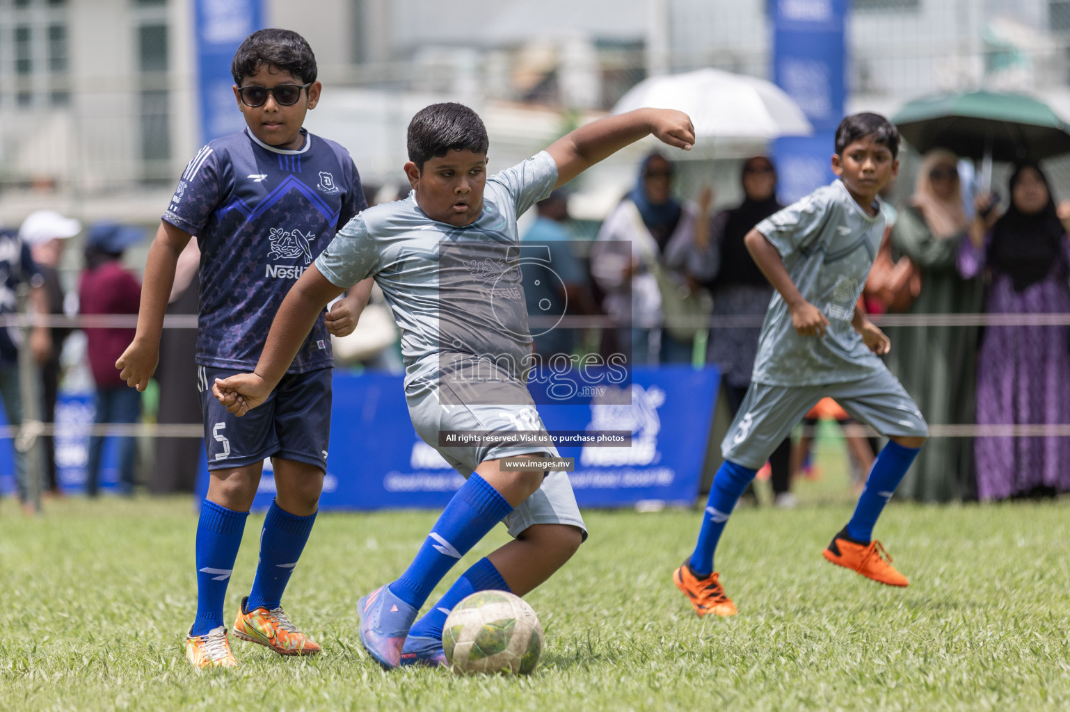 Day 1 of Nestle kids football fiesta, held in Henveyru Football Stadium, Male', Maldives on Wednesday, 11th October 2023 Photos: Shut Abdul Sattar/ Images.mv