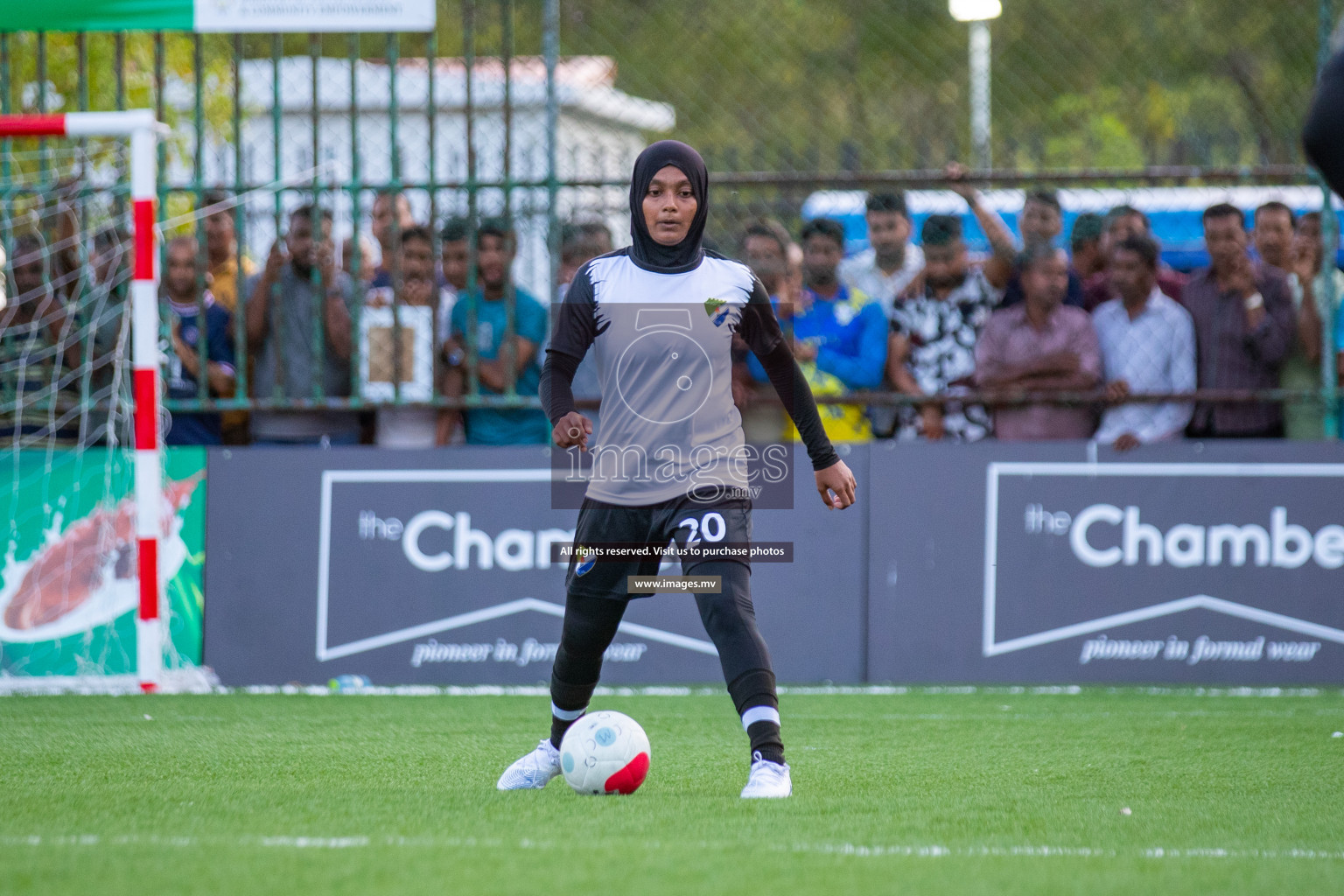 MPL vs DSC in Eighteen Thirty Women's Futsal Fiesta 2022 was held in Hulhumale', Maldives on Monday, 17th October 2022. Photos: Hassan Simah, Mohamed Mahfooz Moosa / images.mv