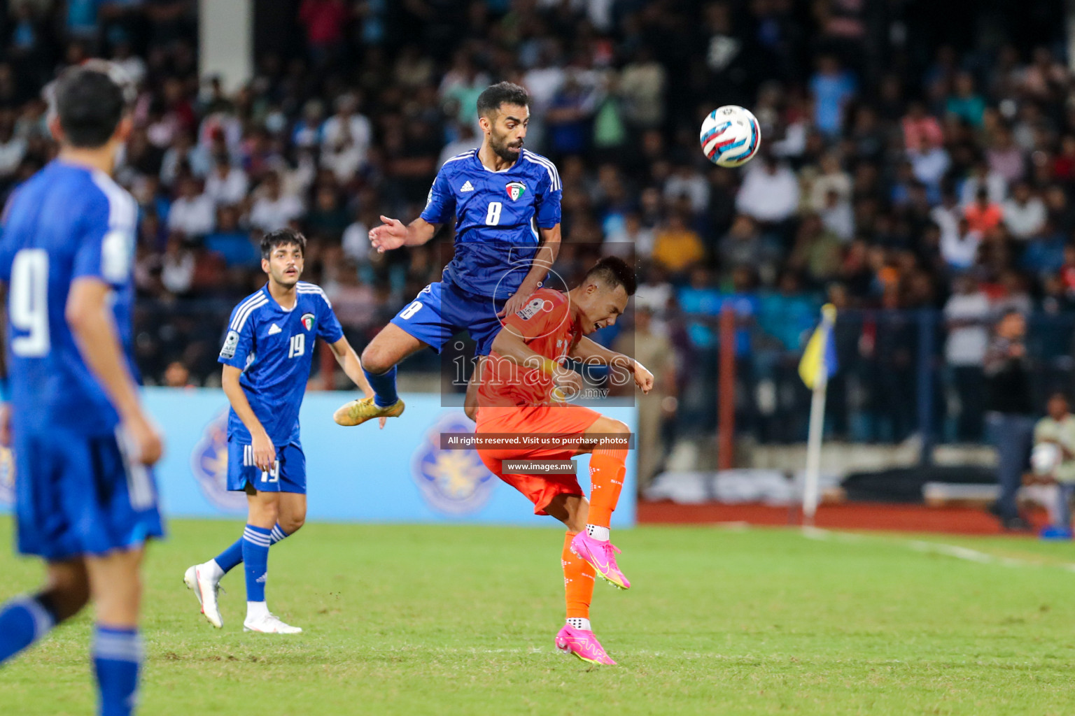 Kuwait vs India in the Final of SAFF Championship 2023 held in Sree Kanteerava Stadium, Bengaluru, India, on Tuesday, 4th July 2023. Photos: Nausham Waheed, Hassan Simah / images.mv