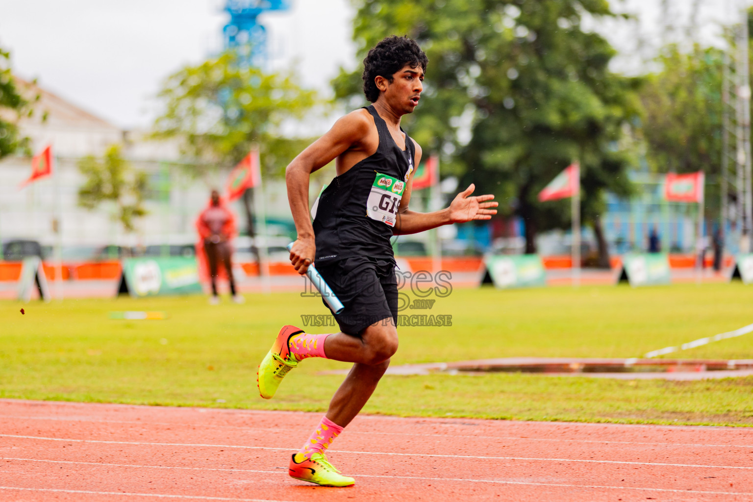 Day 6 of Inter-school Athletics Championship 2025 held in Ekuveni Synthetic Track, Male', Maldives on Sunday, 12th October 2025. Photos by: Areef Adam / Images.mv