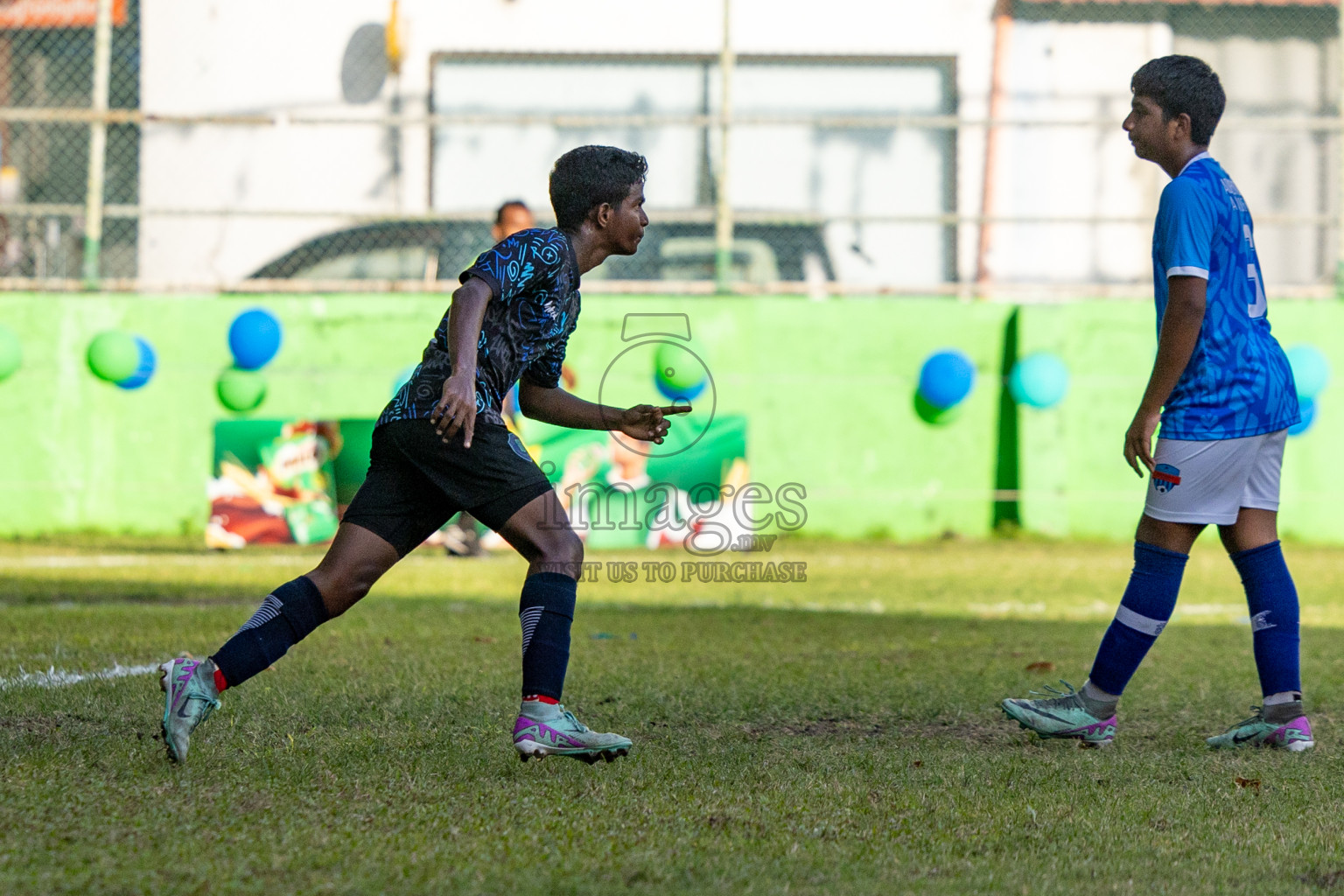 Day 4 of MILO Academy Championship 2024 (U-14) was held in Henveyru Stadium, Male', Maldives on Sunday, 3rd November 2024. Photos: Hassan Simah / Images.mv