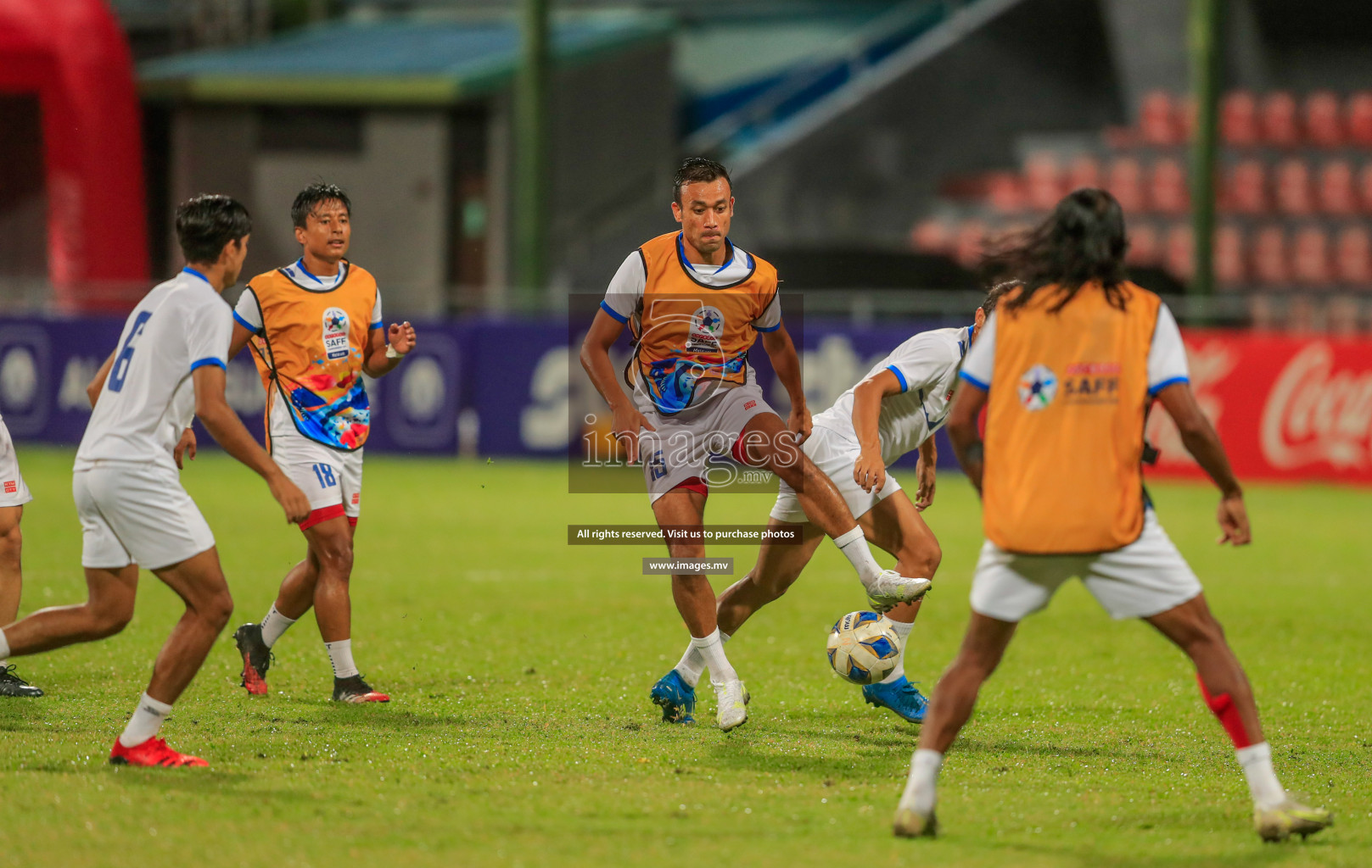 India vs Nepal in SAFF Championship 2021 Finals held on 16th October 2021 in Galolhu National Stadium, Male', Maldives