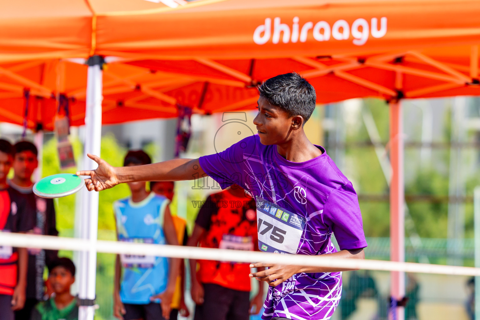 Day 4 of MWSC Interschool Athletics Championships 2024 held in Hulhumale Running Track, Hulhumale, Maldives on Tuesday, 12th November 2024. Photos by: Nausham Waheed / Images.mv