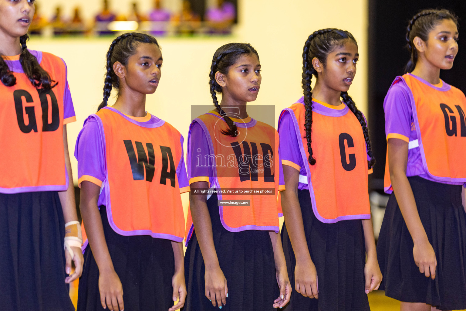 Final of 24th Interschool Netball Tournament 2023 was held in Social Center, Male', Maldives on 7th November 2023. Photos: Nausham Waheed / images.mv