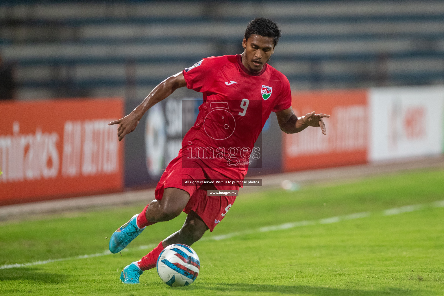 Maldives vs Bhutan in SAFF Championship 2023 held in Sree Kanteerava Stadium, Bengaluru, India, on Wednesday, 22nd June 2023. Photos: Nausham Waheed / images.mv