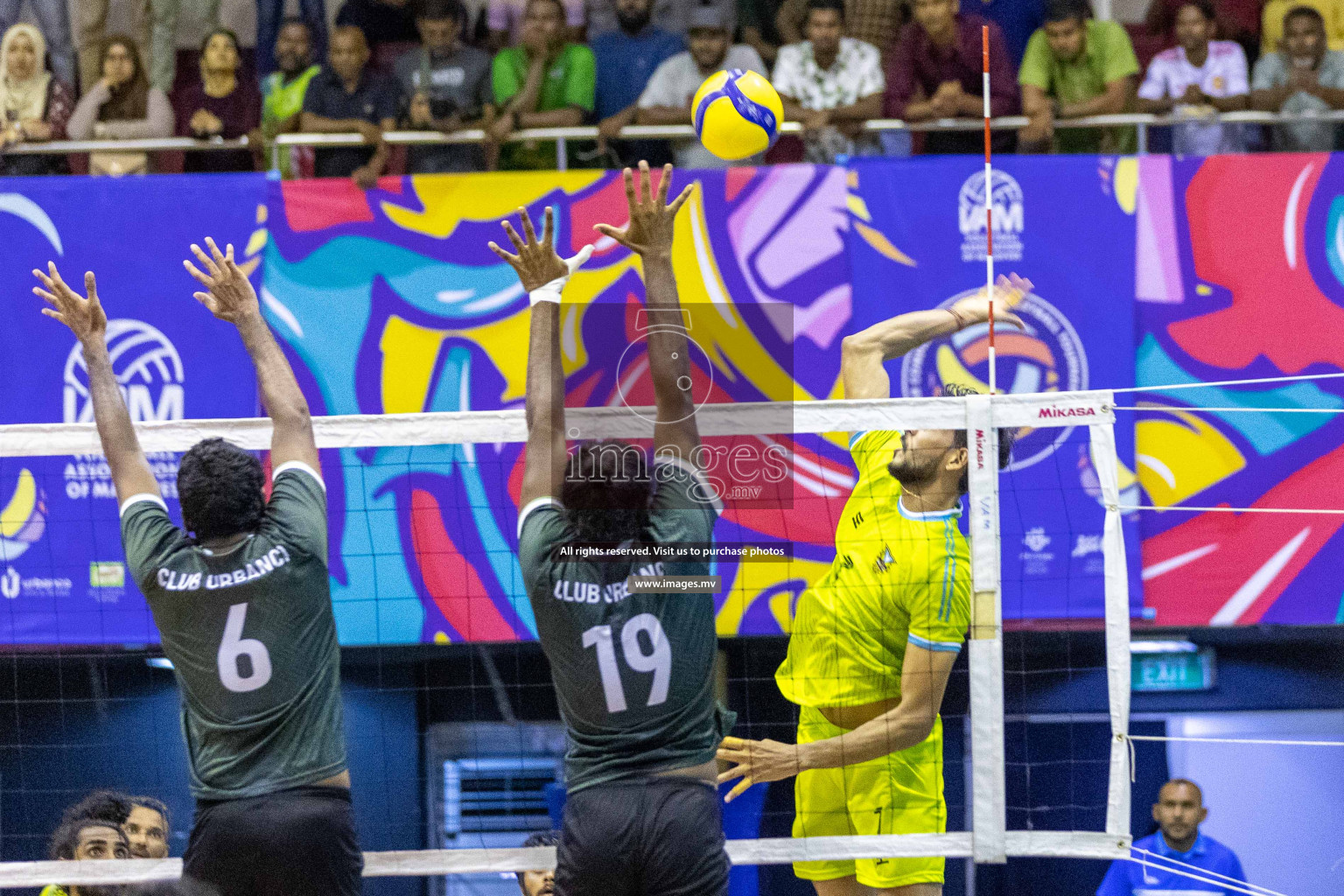 Final of Inter Company-Office Volleyball Tournament 2023 was held in Social Center, Male', Maldives on Saturday, 20th May 2023.  Photos: Ismail Thoriq / images.mv