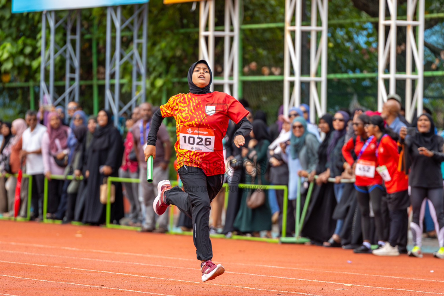 Day 6 of Inter-school Athletics Championship 2025 held in Ekuveni Synthetic Track, Male', Maldives on Sunday, 12th October 2025. Photos by: Ismail Thoriq / Images.mv