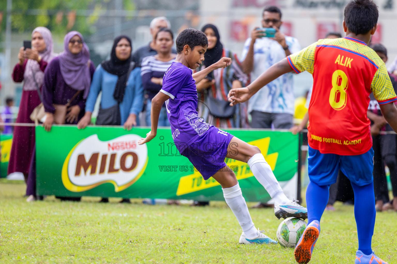 Day 2 of MILO Academy Championship 2024 - U12 was held at Henveiru Grounds in Male', Maldives on Friday, 5th July 2024. Photos: Mohamed Mahfooz Moosa / images.mv