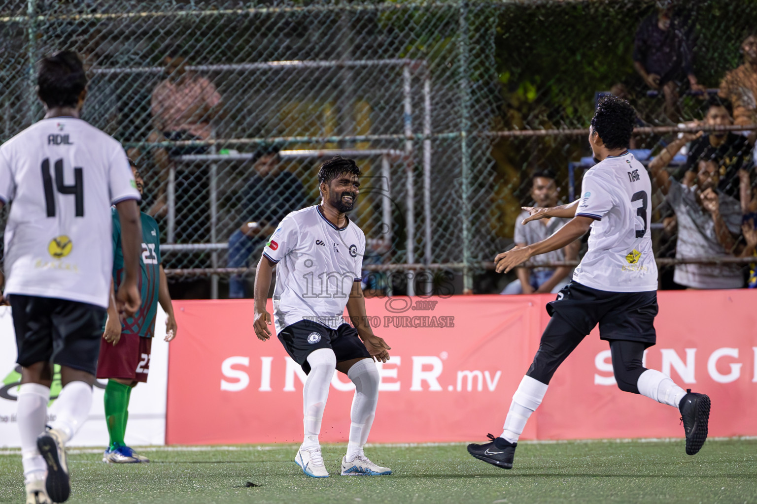 Kulhivaru Vuzaara Club vs Club Binaara in Club Maldives Classic 2024 held in Rehendi Futsal Ground, Hulhumale', Maldives on Saturday, 14th September 2024. Photos: Ismail Thoriq / images.mv