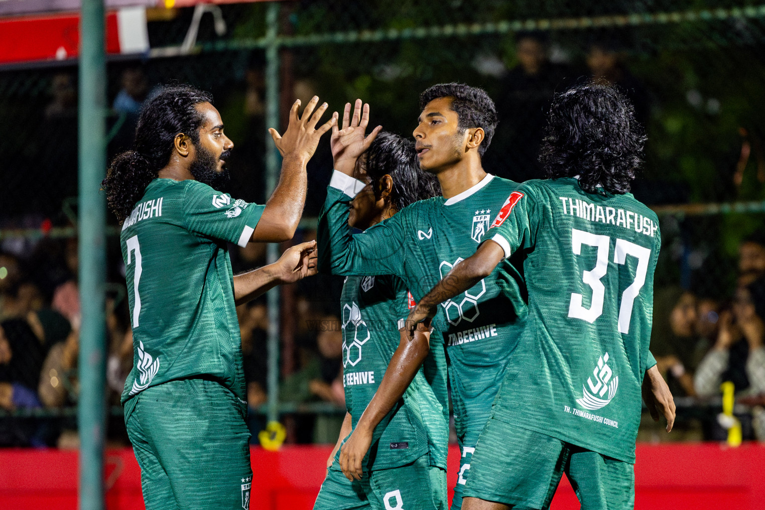Th Thimarafushi vs Th Hirilandhoo in Thaa Atoll Finals Day 26 of Golden Futsal Challenge 2025 was held on Thursday , 30th January 2025, in Hulhumale', Maldives. Photos: Nausham Waheed / images.mv