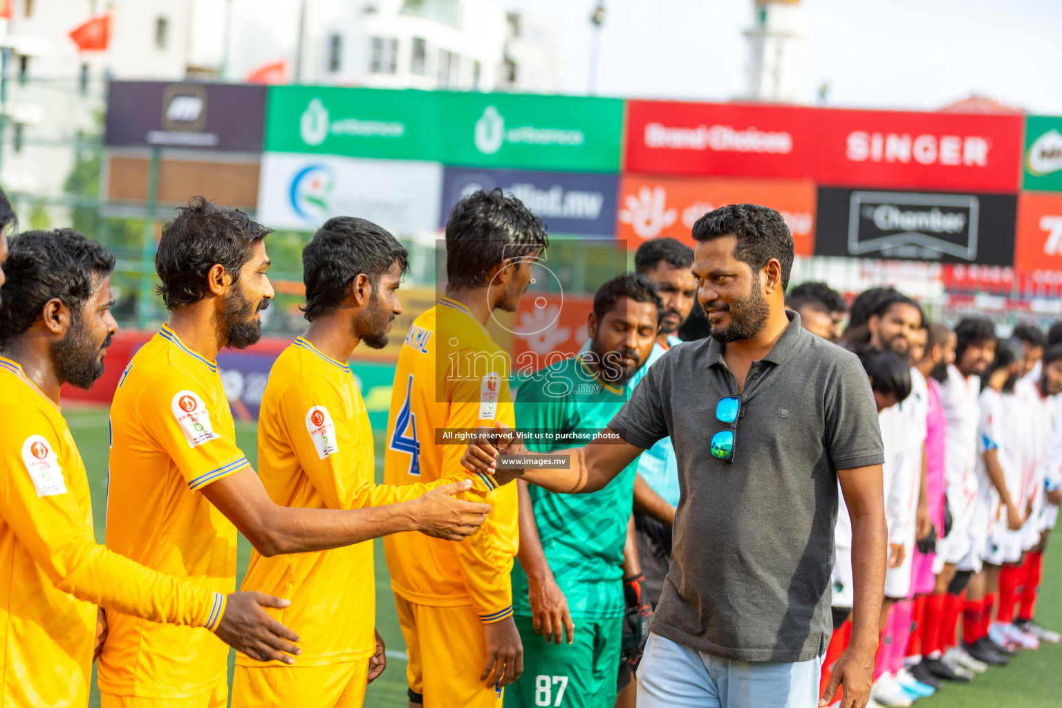 Customs RC vs ERFC in Club Maldives Cup 2023 held in Hulhumale, Maldives, on Monday, 24th July 2023. Photos: Ismail Thoriq / images.mv