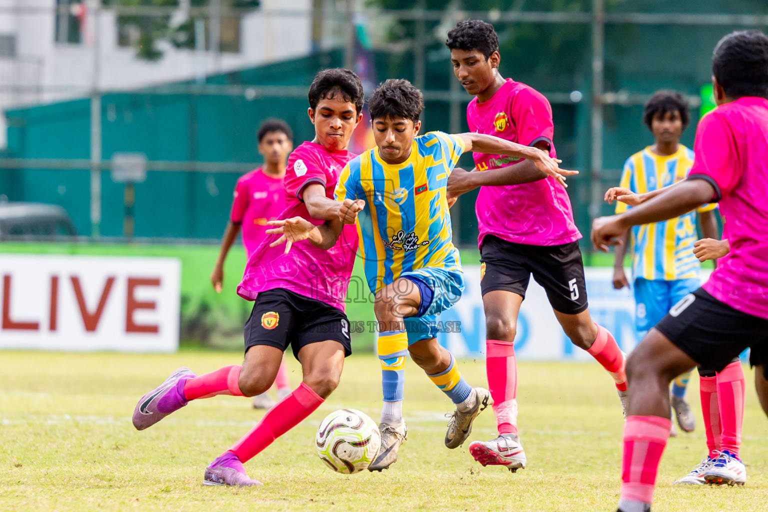 Club Valencia vs United Victory (U16) in Day 10 of Dhivehi Youth League 2024 held at Henveiru Stadium on Sunday, 15th December 2024. Photos: Nausham Waheed / Images.mv