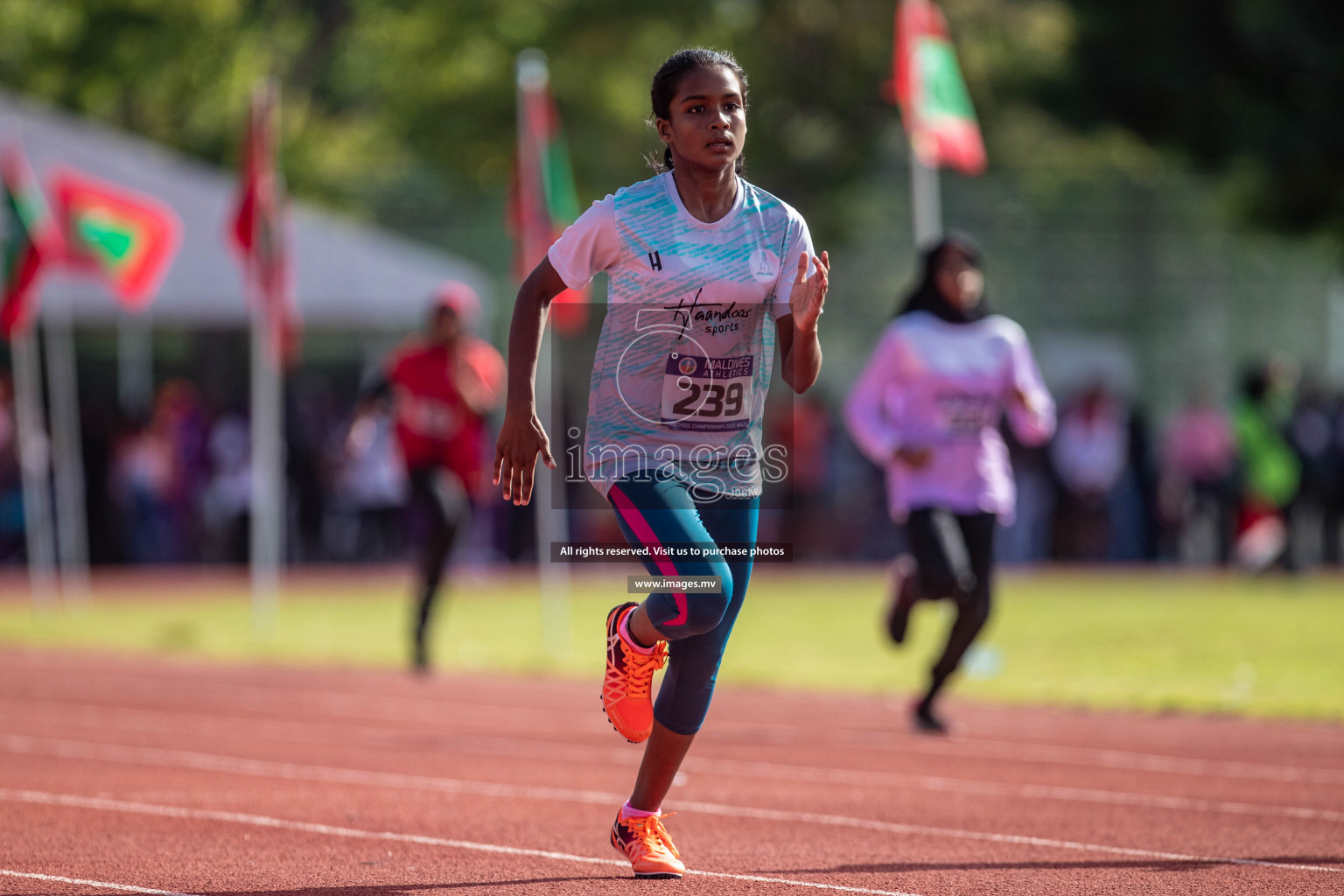 Day 4 of Inter-School Athletics Championship held in Male', Maldives on 26th May 2022. Photos by: Maanish / images.mv