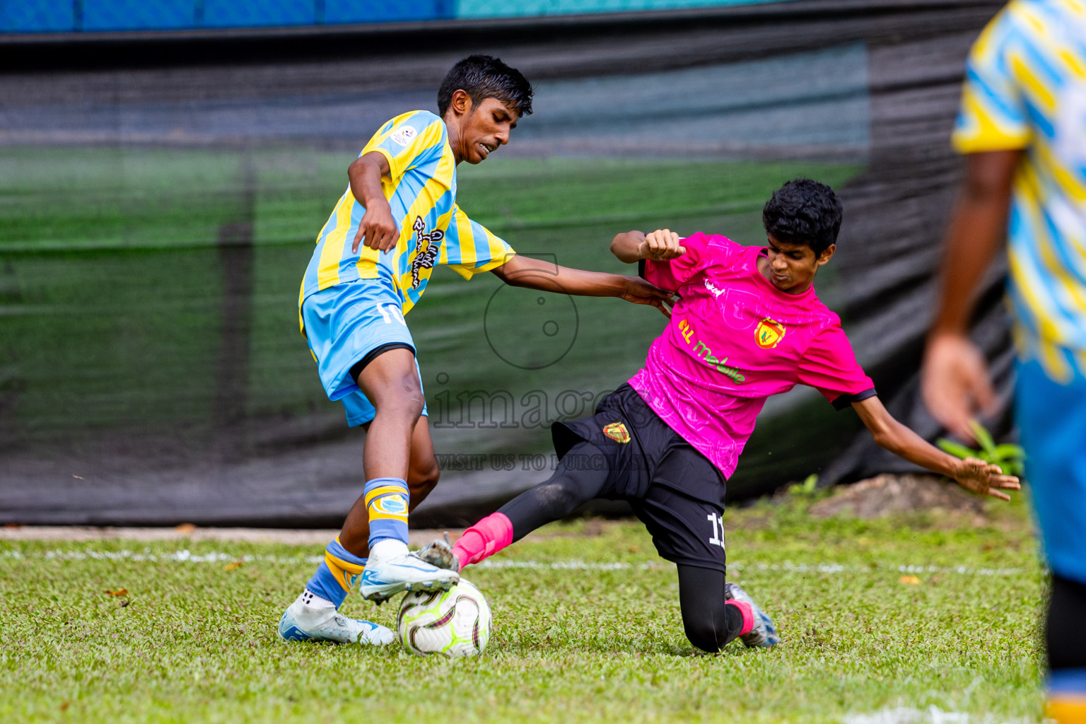 Under 14 United Victory vs Valancia on day 3 of Dhivehi Youth League 2024 held at Henveiru Stadium on Saturday, 23rd November 2024. Photos: Nausham Waheed/ Images.mv