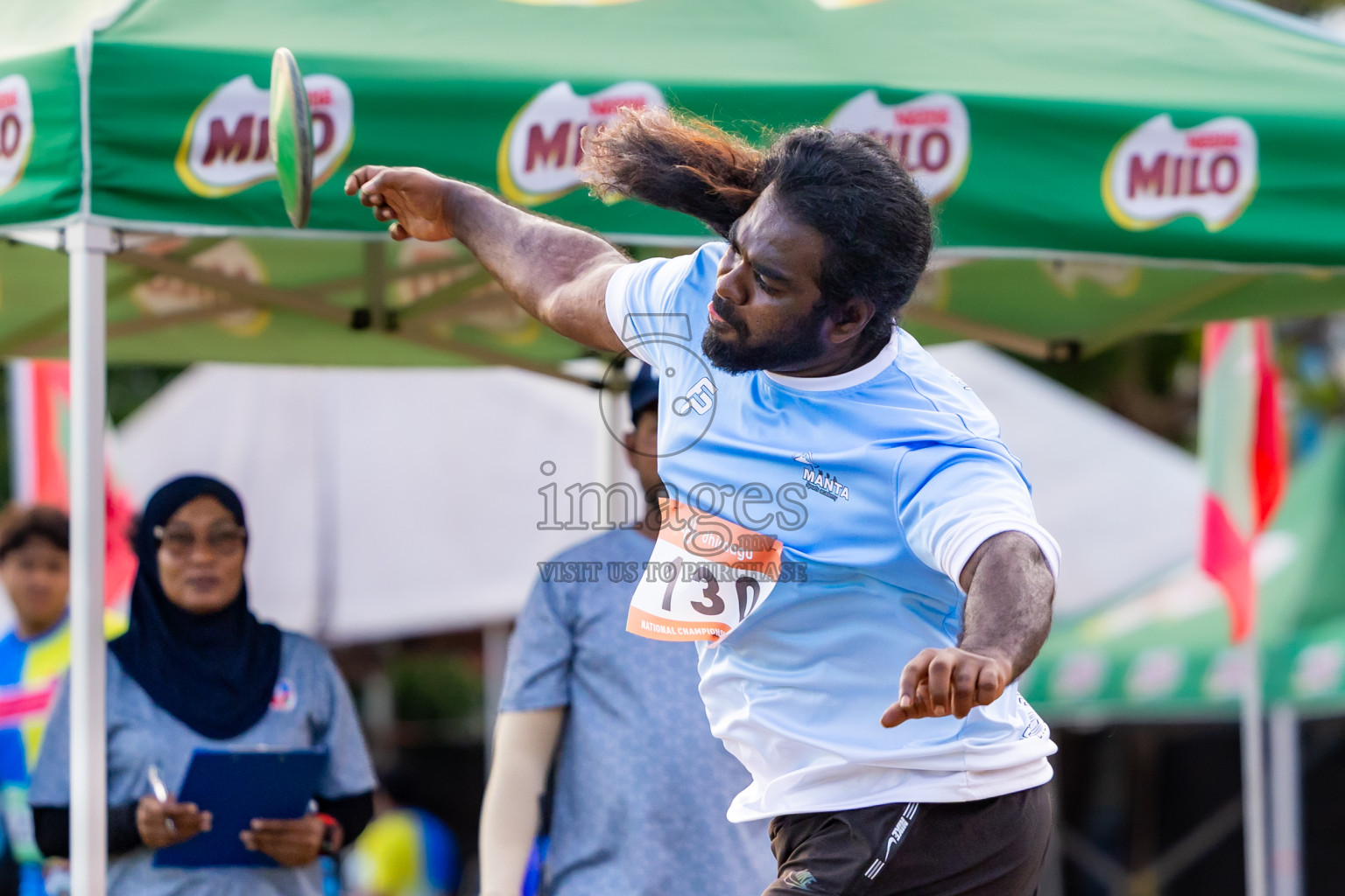 Day 1 of National Athletics Championship 2025 was held at Ekuveni Running Ground in Male', Maldives on Thursday, 14th August 2025. Photos: Nausham Waheed / images.mv