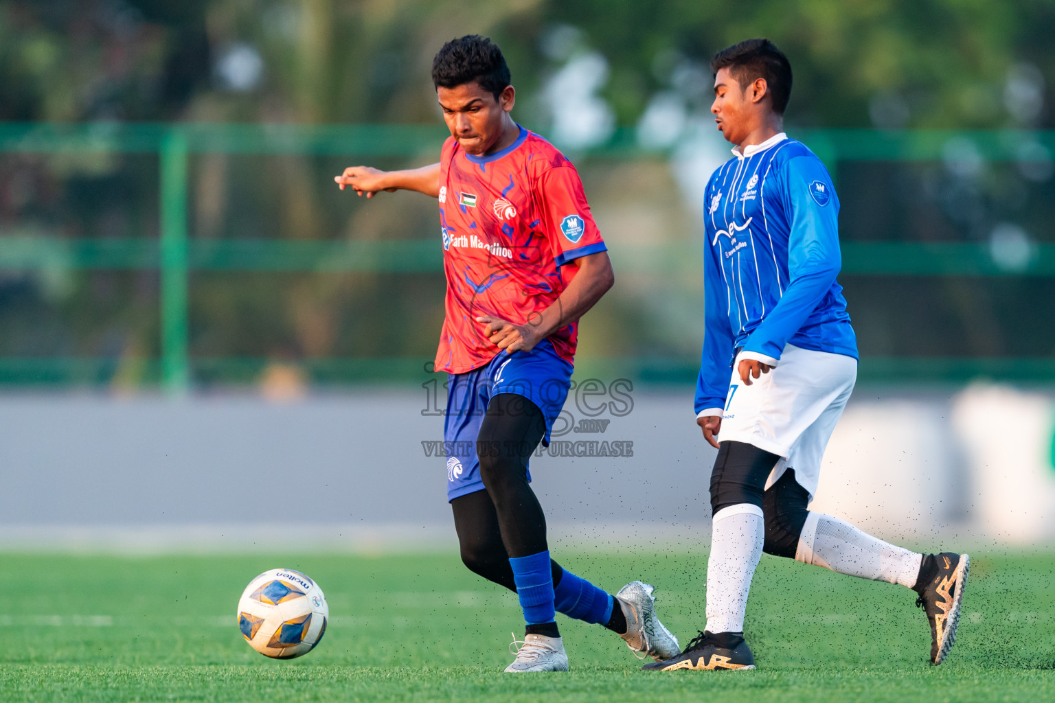 Chester Academy vs Baburu SC from Manadhoo Council Cup 2024 in N Manadhoo Maldives on Tuesday, 20th February 2023. Photos: Nausham Waheed / images.mv