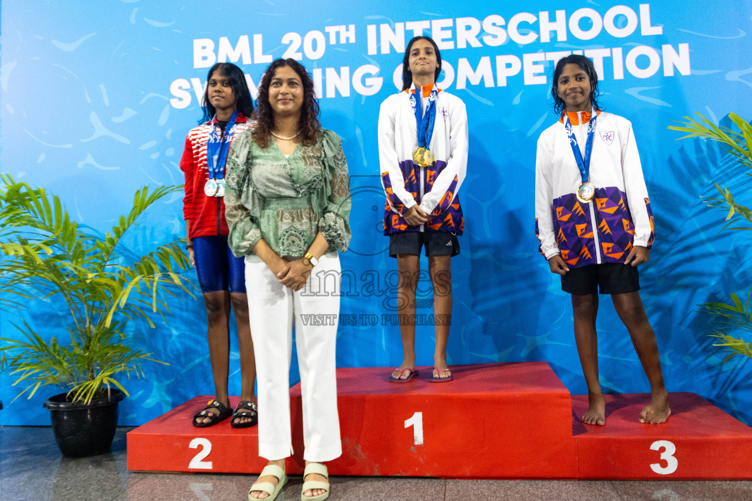 Day 4 of 20th Inter-school Swimming Competition 2024 held in Hulhumale', Maldives on Tuesday, 15th October 2024. Photos: Ismail Thoriq / images.mv