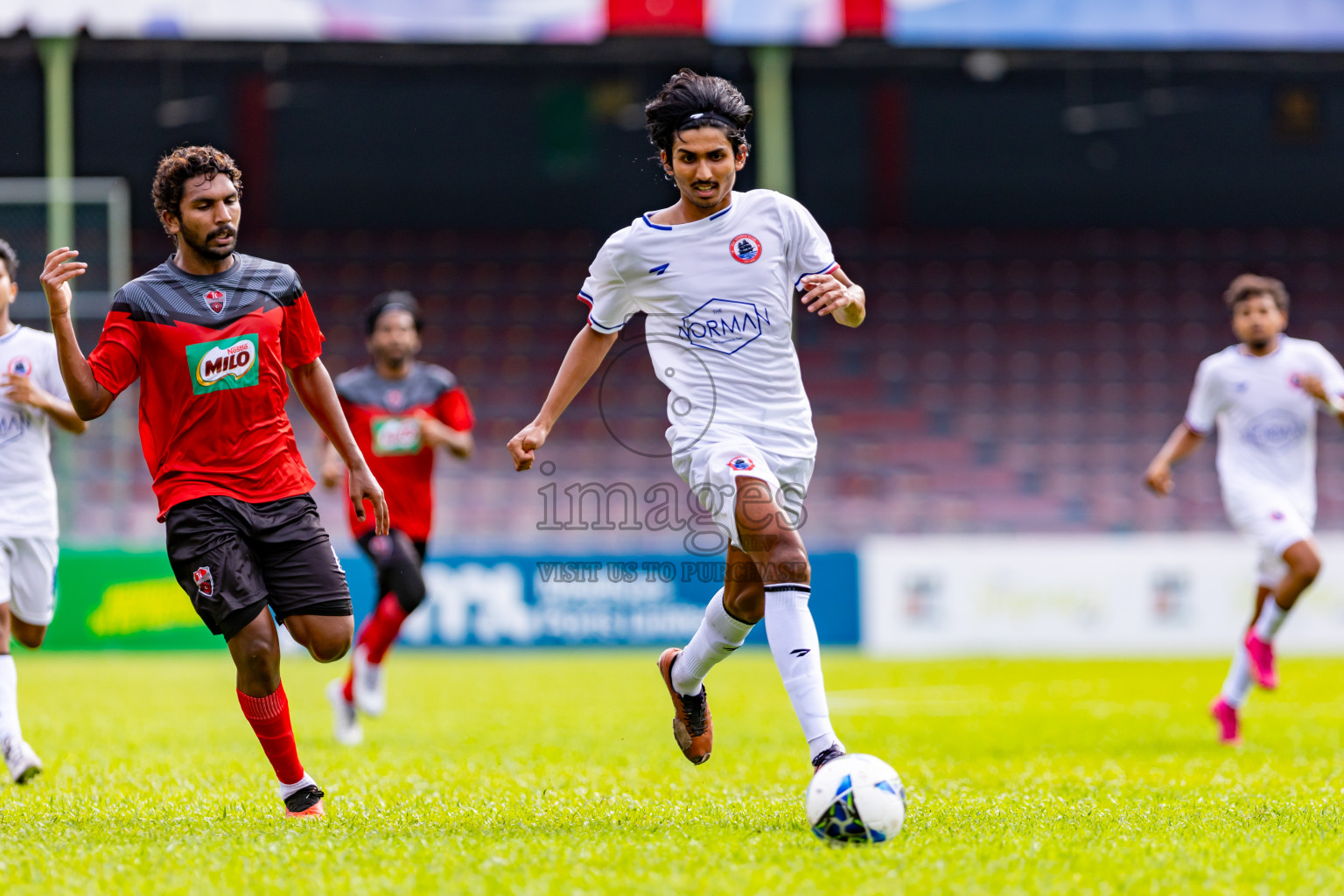 TC Sports Club vs Ode Sports Club in day 1 of Under 19 Youth Championship 2024 was held at National Stadium in Male', Maldives on Sunday, 9th June 2024. Photos: Nausham Waheed / images.mv