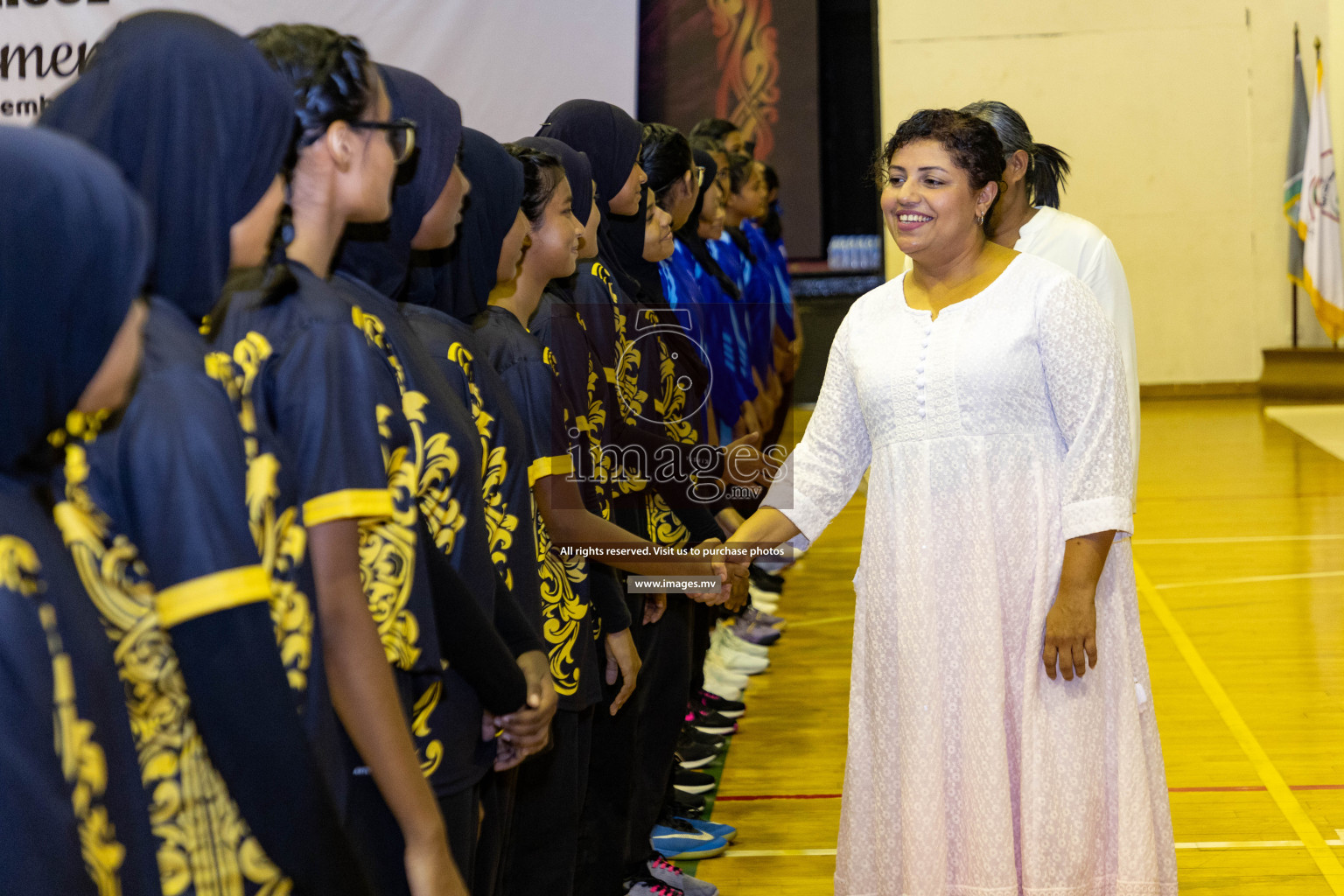 24th Interschool Netball Tournament 2023 was held in Social Center, Male', Maldives on 27th October 2023. Photos: Nausham Waheed / images.mv