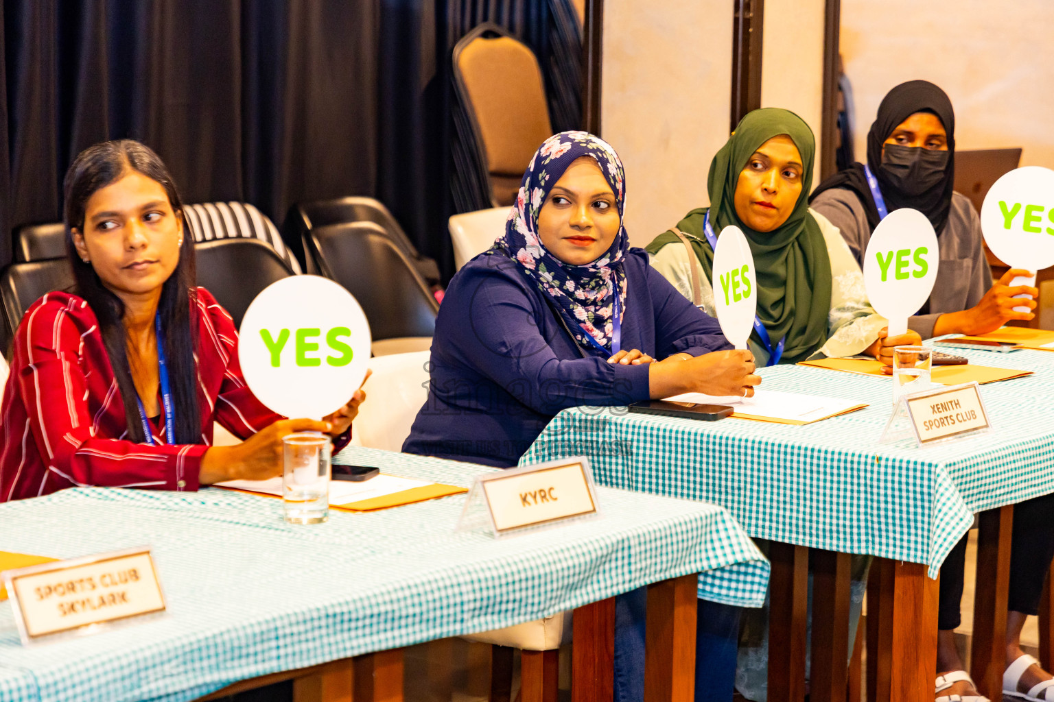 Annual General Meeting 2024 of Netball Association of Maldives was held on Thursday , 28th March 2024, in Male', Maldives Photos: Nausham Waheed / images.mv