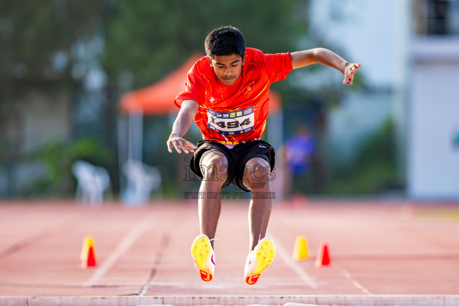 Day 5 of MWSC Interschool Athletics Championships 2024 held in Hulhumale Running Track, Hulhumale, Maldives on Wednesday, 13th November 2024. Photos by: Nausham Waheed / Images.mv