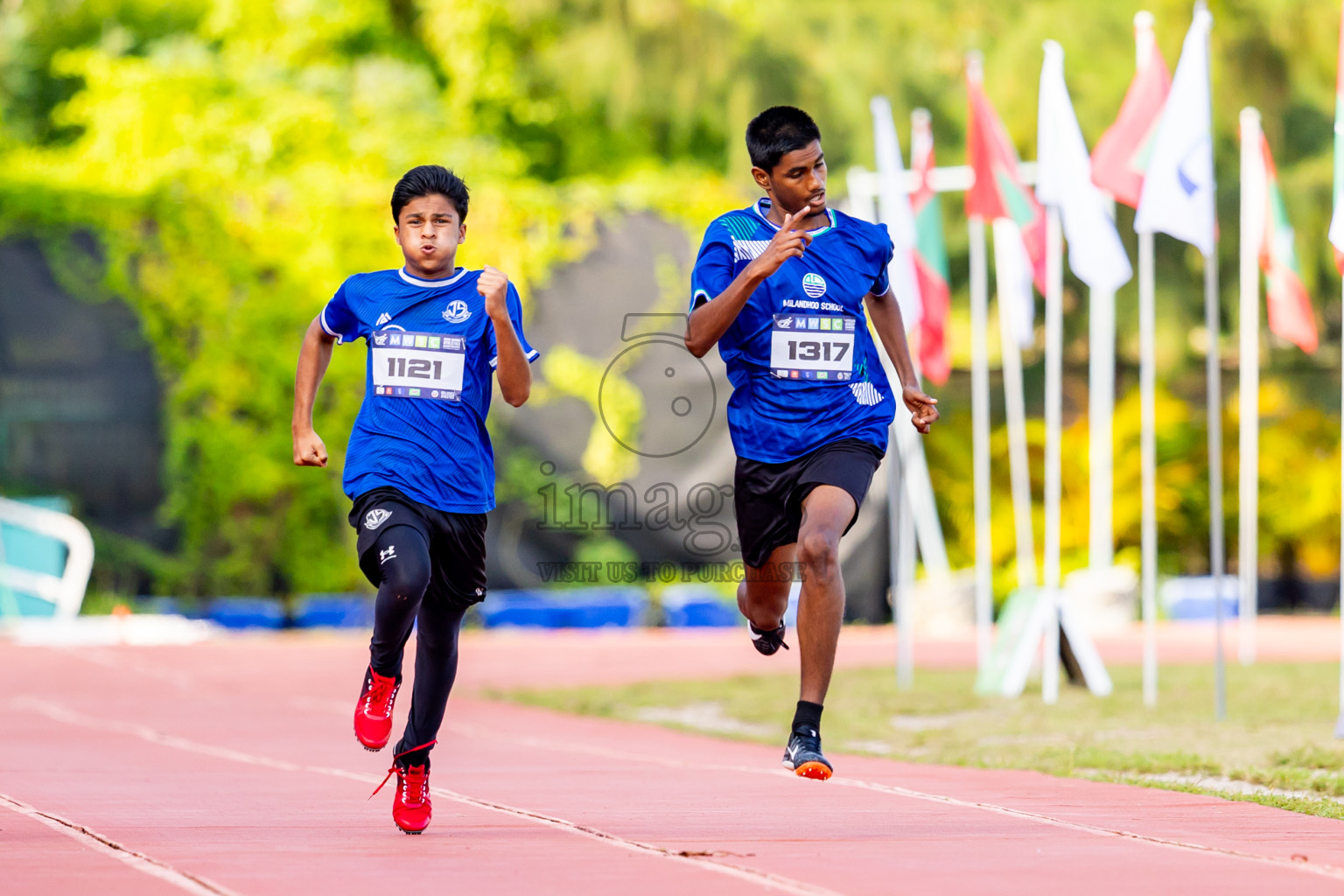 Day 4 of MWSC Interschool Athletics Championships 2024 held in Hulhumale Running Track, Hulhumale, Maldives on Tuesday, 12th November 2024. Photos by: Nausham Waheed / Images.mv