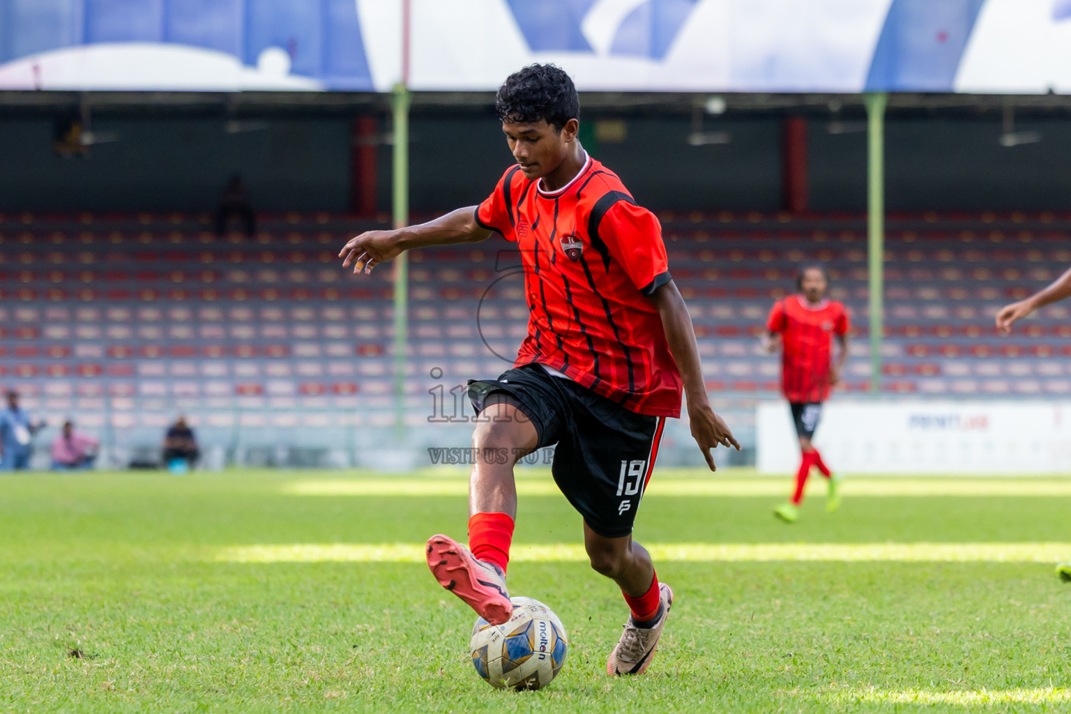 TC Sports Club vs Newradiant Sports Club in the FAM League Cup 2025 held at National Football Stadium, Male', Maldives on Tuesday, 13th May 2025. Photos By: Nausham Waheed / images.mv