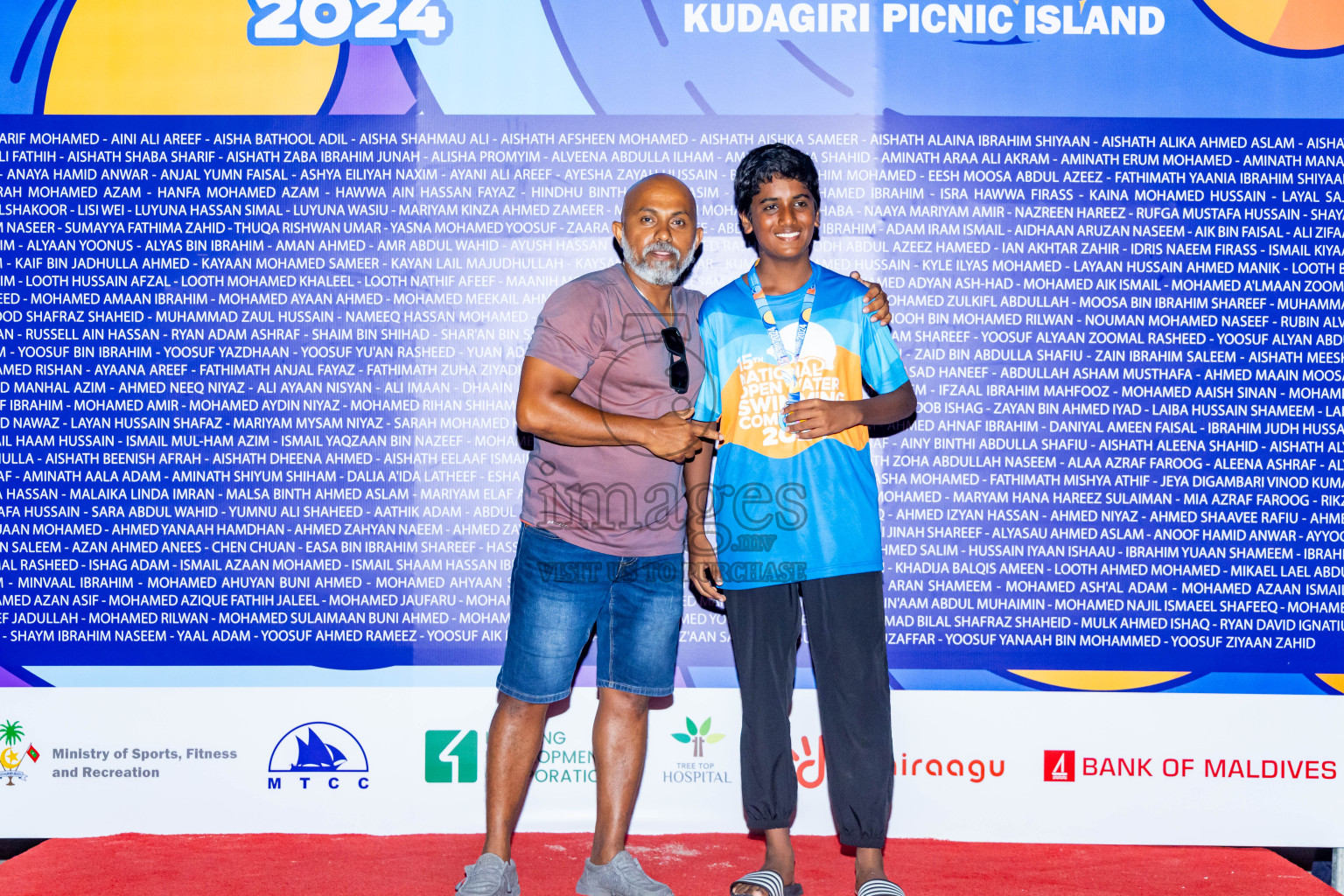 15th National Open Water Swimming Competition 2024 held in Kudagiri Picnic Island, Maldives on Saturday, 28th September 2024. Photos: Nausham Waheed / images.mv