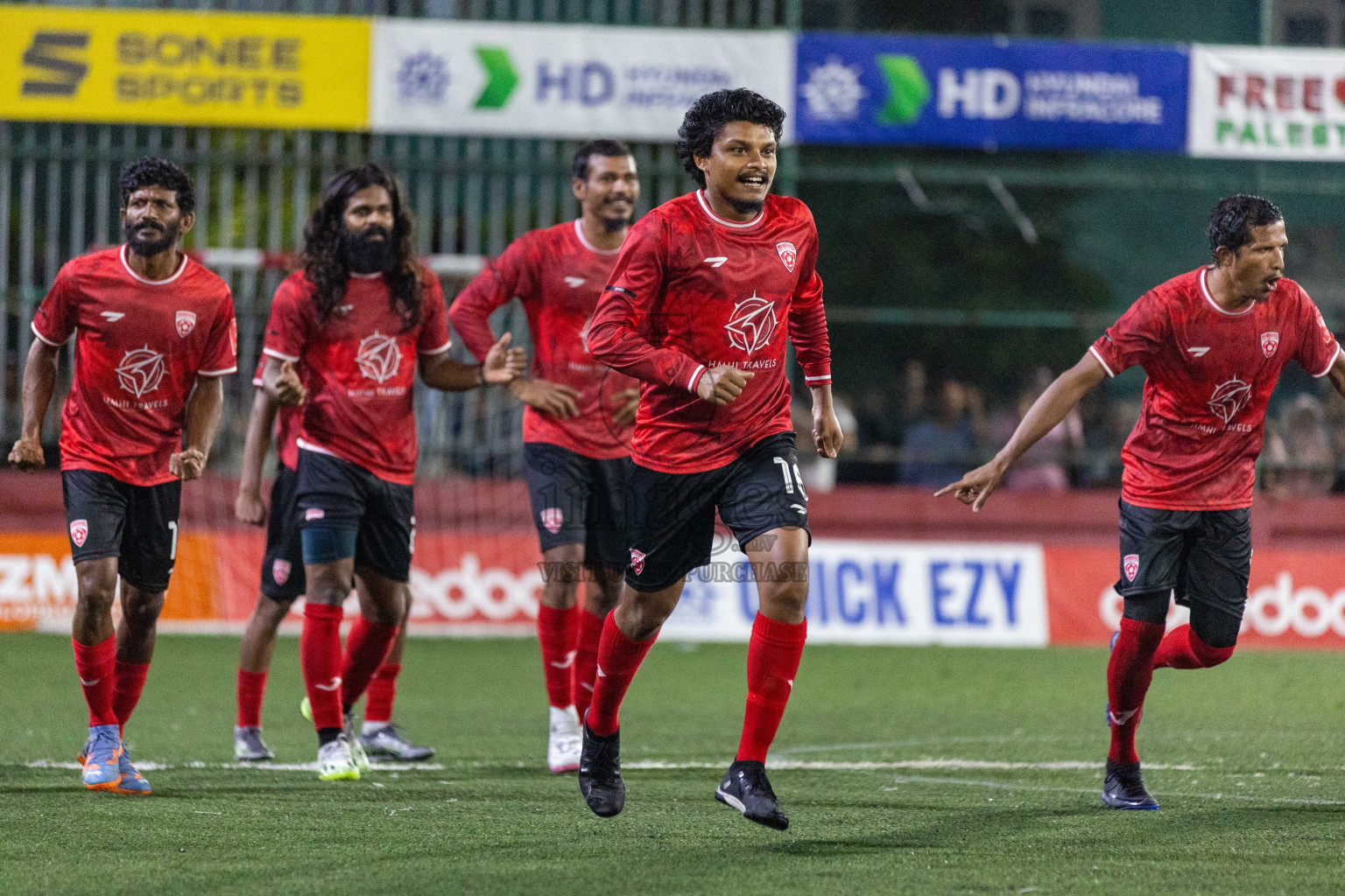 ADh Mahibadhoo vs ADh Dhangethi in Day 16 of Golden Futsal Challenge 2024 was held on Tuesday, 30th January 2024, in Hulhumale', Maldives Photos: Nausham Waheed / images.mv