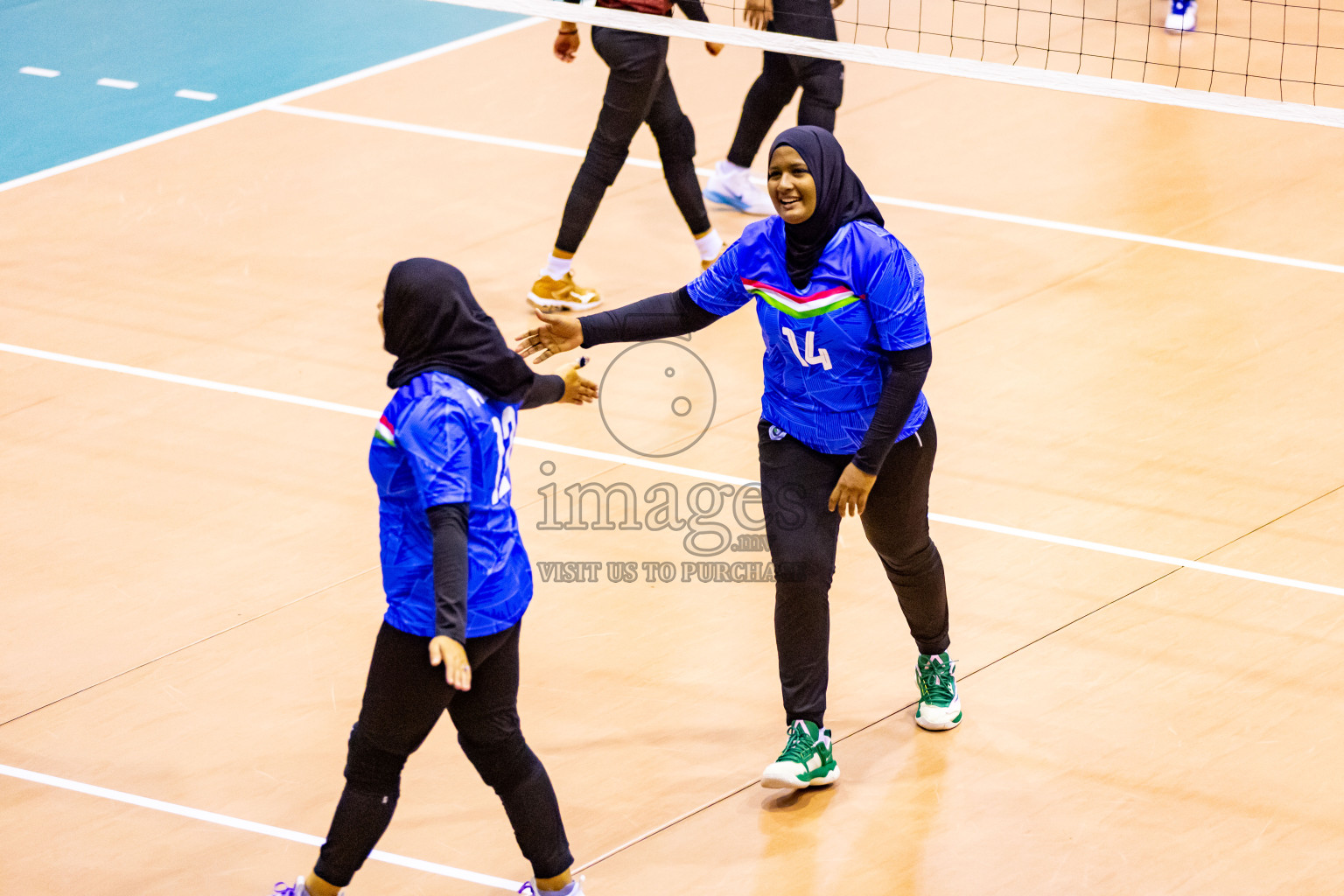 Day 1 of Women's Division of Milo VAM Cup 2024 held in Male', Maldives on Tuesday, 8th July 2024 at Social Center Indoor Hall Photos By: Nausham Waheed / images.mv