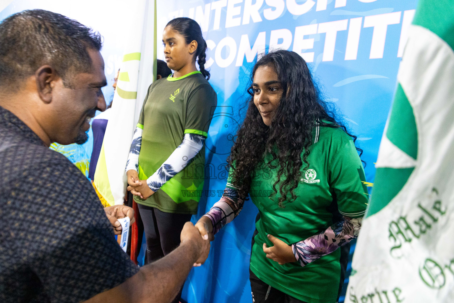 Day 4 of 20th Inter-school Swimming Competition 2024 held in Hulhumale', Maldives on Tuesday, 15th October 2024. Photos: Ismail Thoriq / images.mv