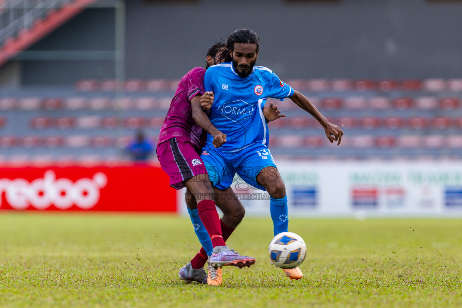 Man Ode SC vs B G Sports Club in the Quarter Final of Second Division 2023 in Male' Maldives on Monday, 5th February 2023. Photos: Nausham Waheed / images.mv