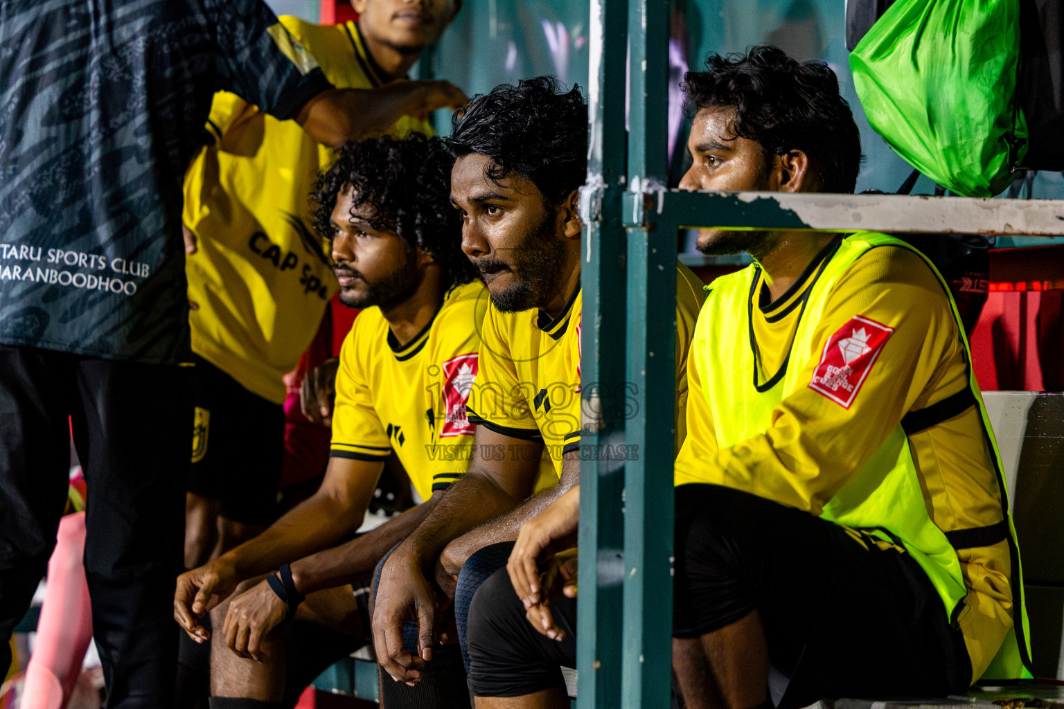 F Dhanraboodhoo vs F Magoodhoo in Faafu Atoll Finals in Day 25 of Golden Futsal Challenge 2025 was held on Wednesday , 28th January 2025, in Hulhumale', Maldives. Photos: Nausham Waheed / images.mv