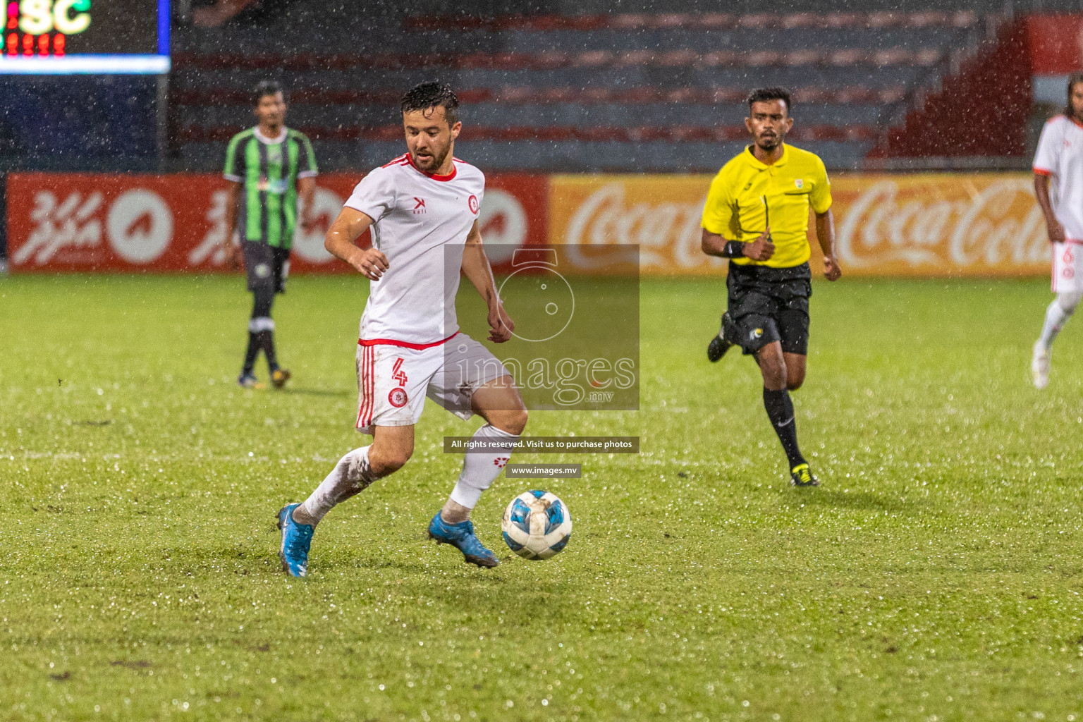 JJ Sports Club vs Buru Sports Club in the 2nd Division 2022 on 18th July 2022, held in National Football Stadium, Male', Maldives Photos: Hassan Simah / Images.mv