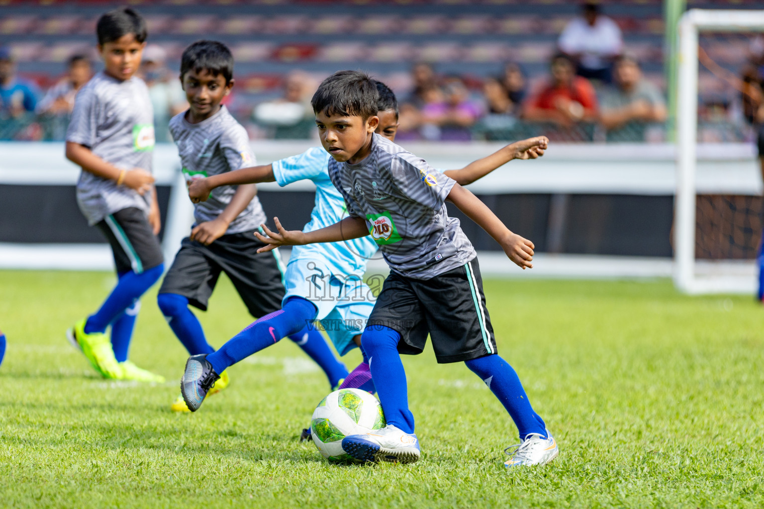 Day 1 of MILO Kids Football Fiesta was held at National Stadium in Male', Maldives on Friday, 23rd February 2024. 
Photos: Hassan Simah / images.mv