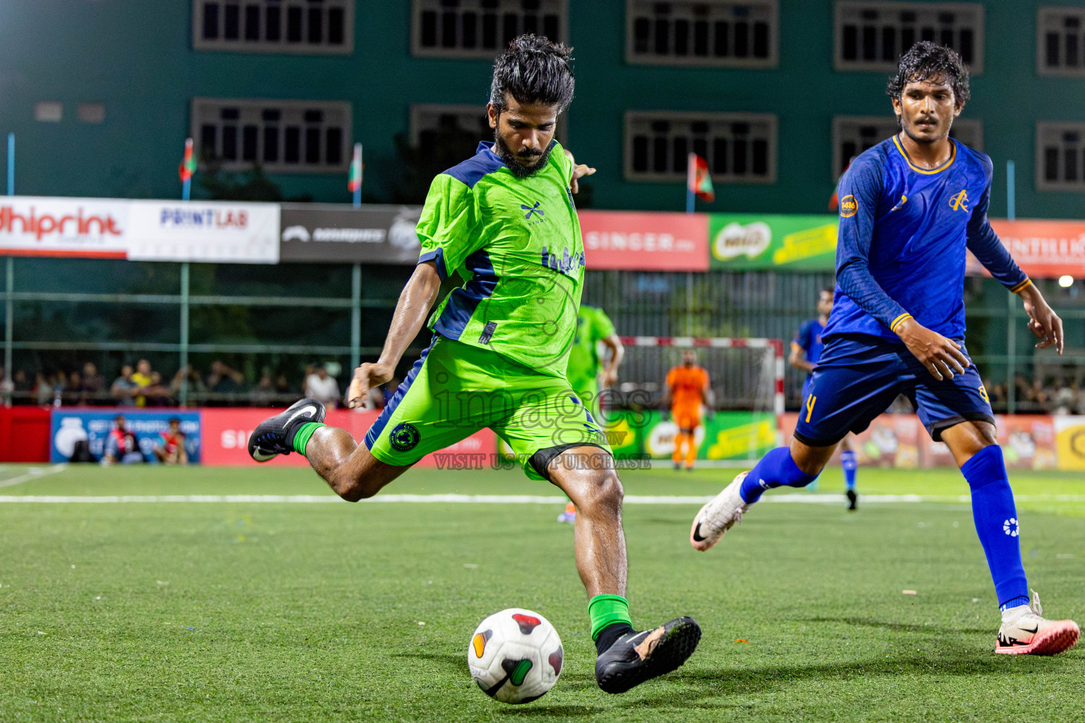 Customs rc vs Club Immigration in Club Maldives Cup 2024 held in Rehendi Futsal Ground, Hulhumale', Maldives on Wednesday, 2nd October 2024. Photos: Nausham Waheed / images.mv