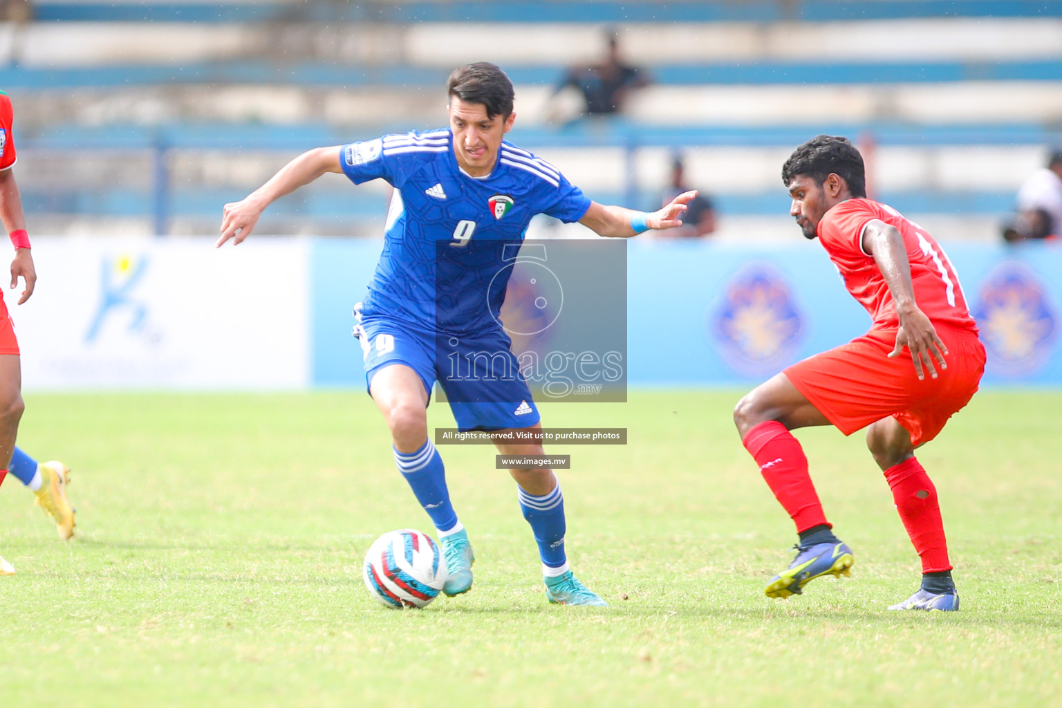 Kuwait vs Bangladesh in the Semi-final of SAFF Championship 2023 held in Sree Kanteerava Stadium, Bengaluru, India, on Saturday, 1st July 2023. Photos: Nausham Waheed, Hassan Simah / images.mv