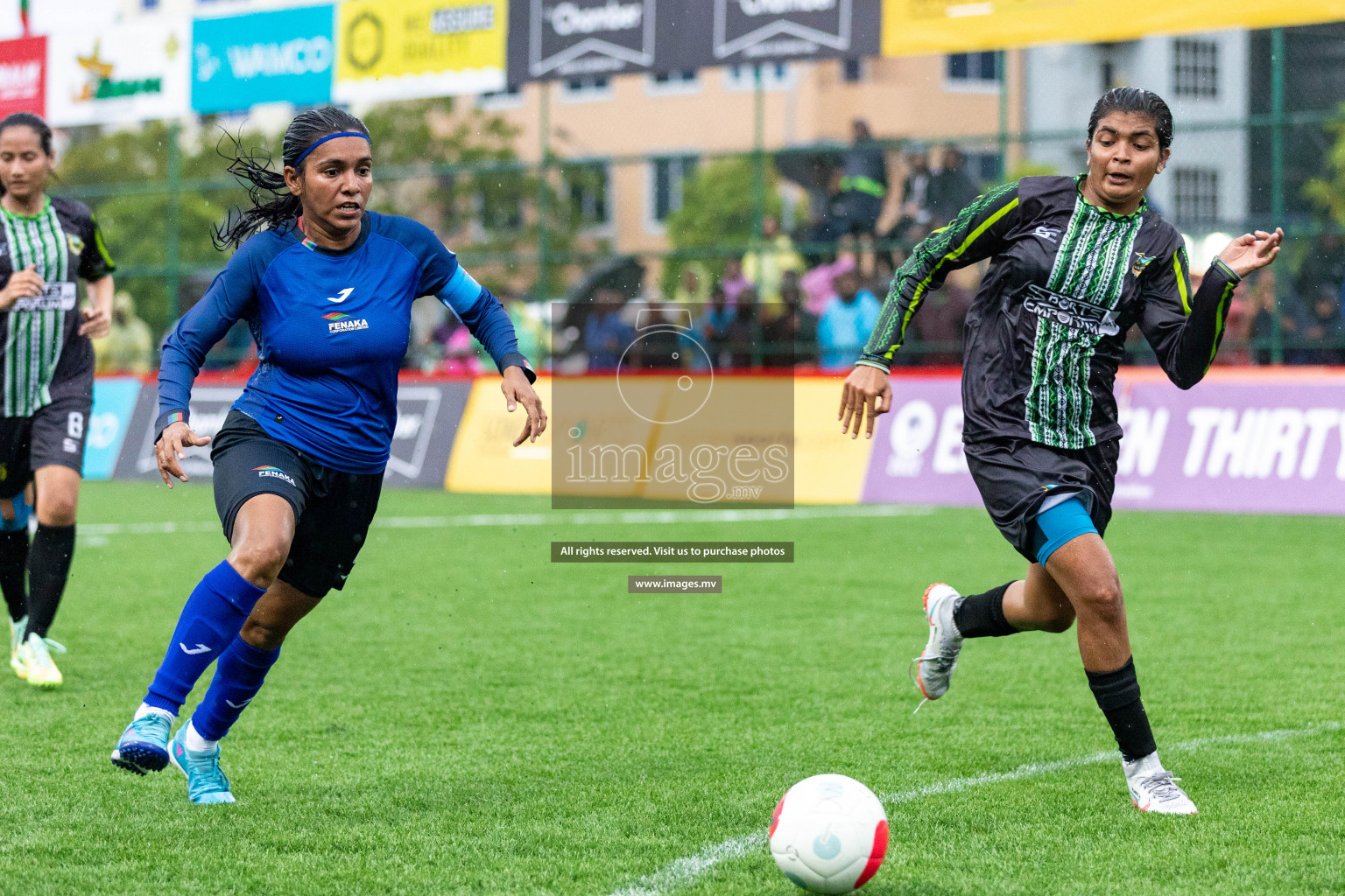 WAMCO vs Team Fenaka in Eighteen Thirty Women's Futsal Fiesta 2022 was held in Hulhumale', Maldives on Friday, 14th October 2022. Photos: Hassan Simah / images.mv